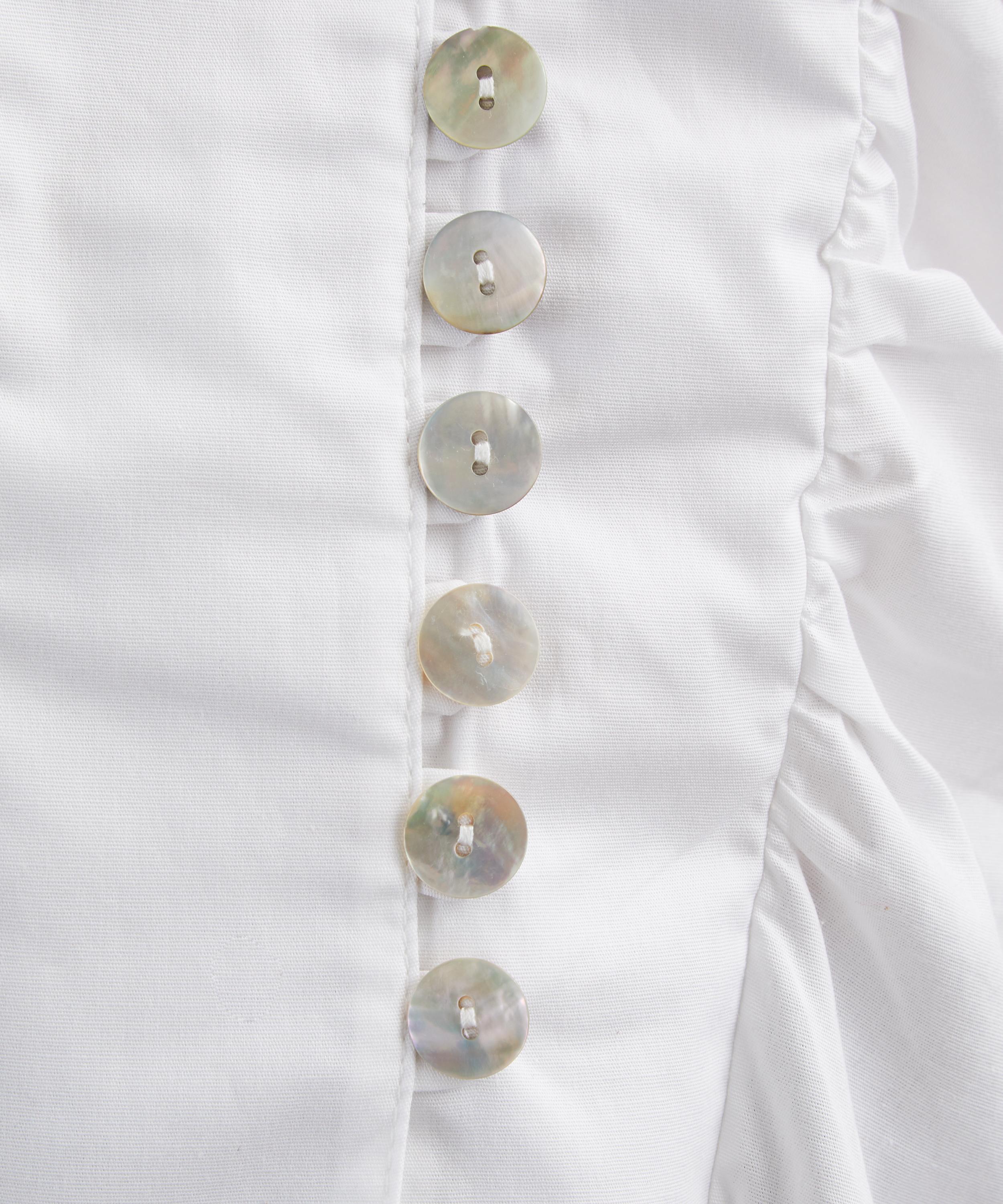 Coloma's - Paloma White Cotton Shirt image number 4
