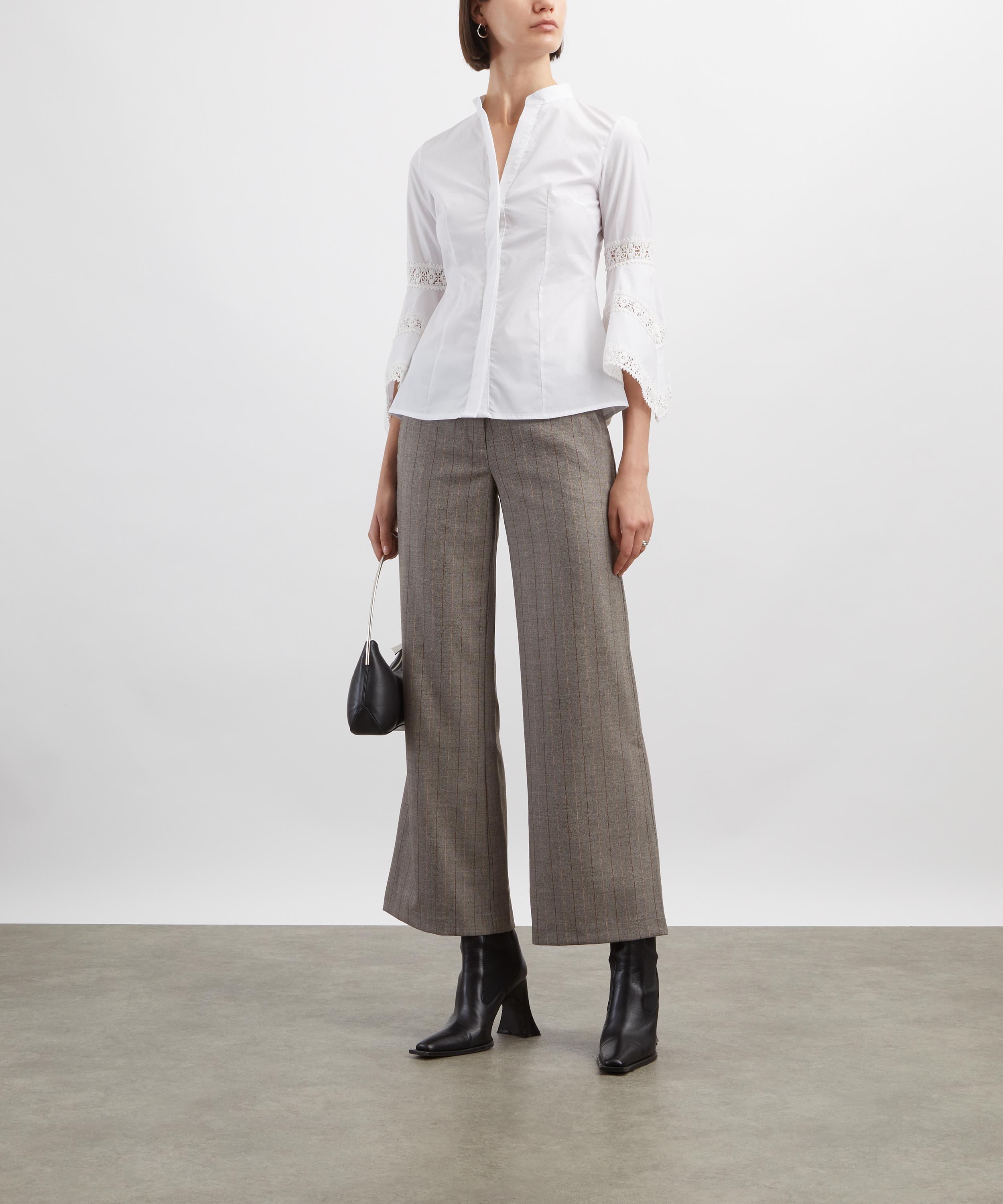 Coloma's - Pilar Pinstripe Trousers image number 1