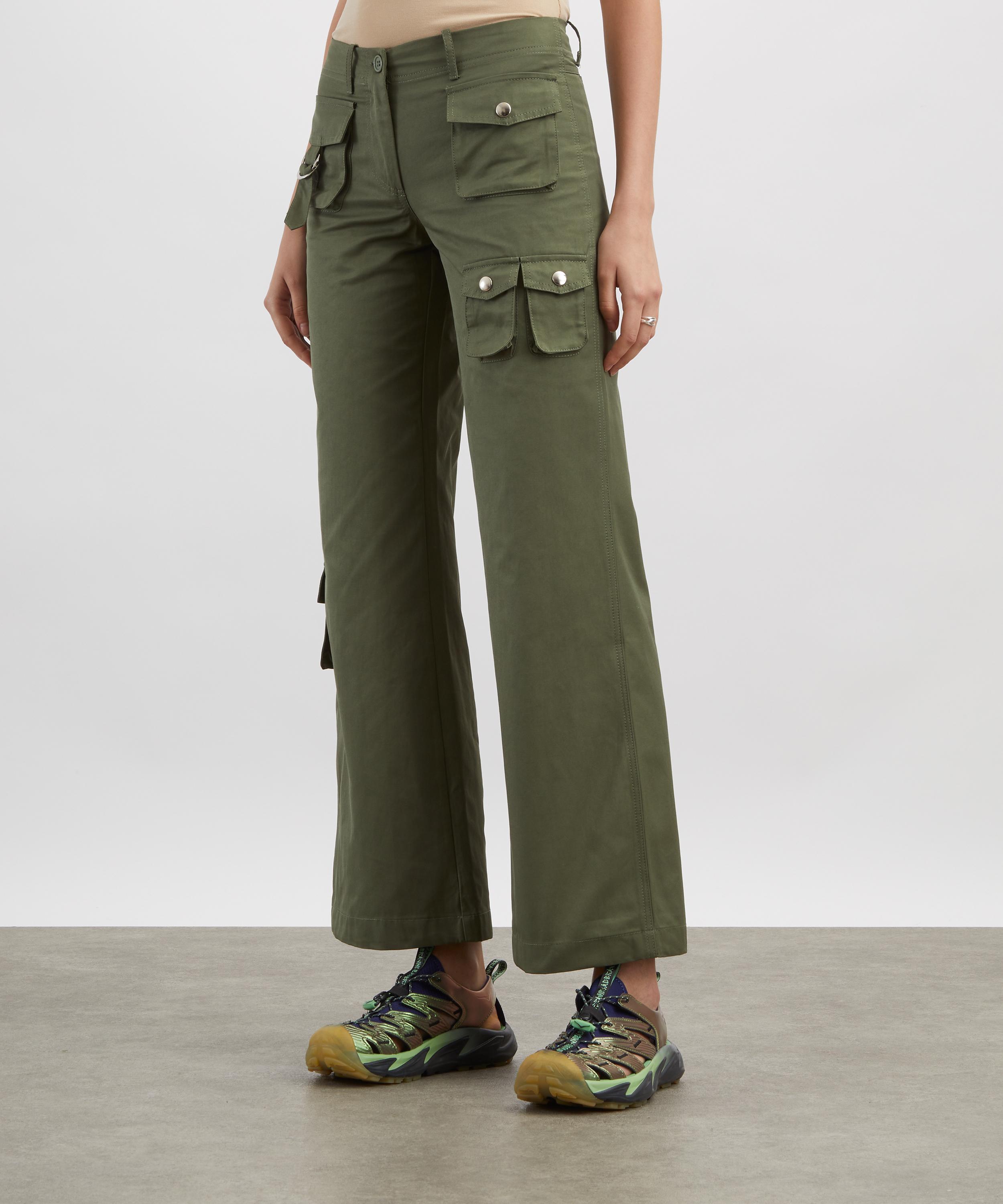 Coloma's - Marina Khaki Cargo Trousers image number 2