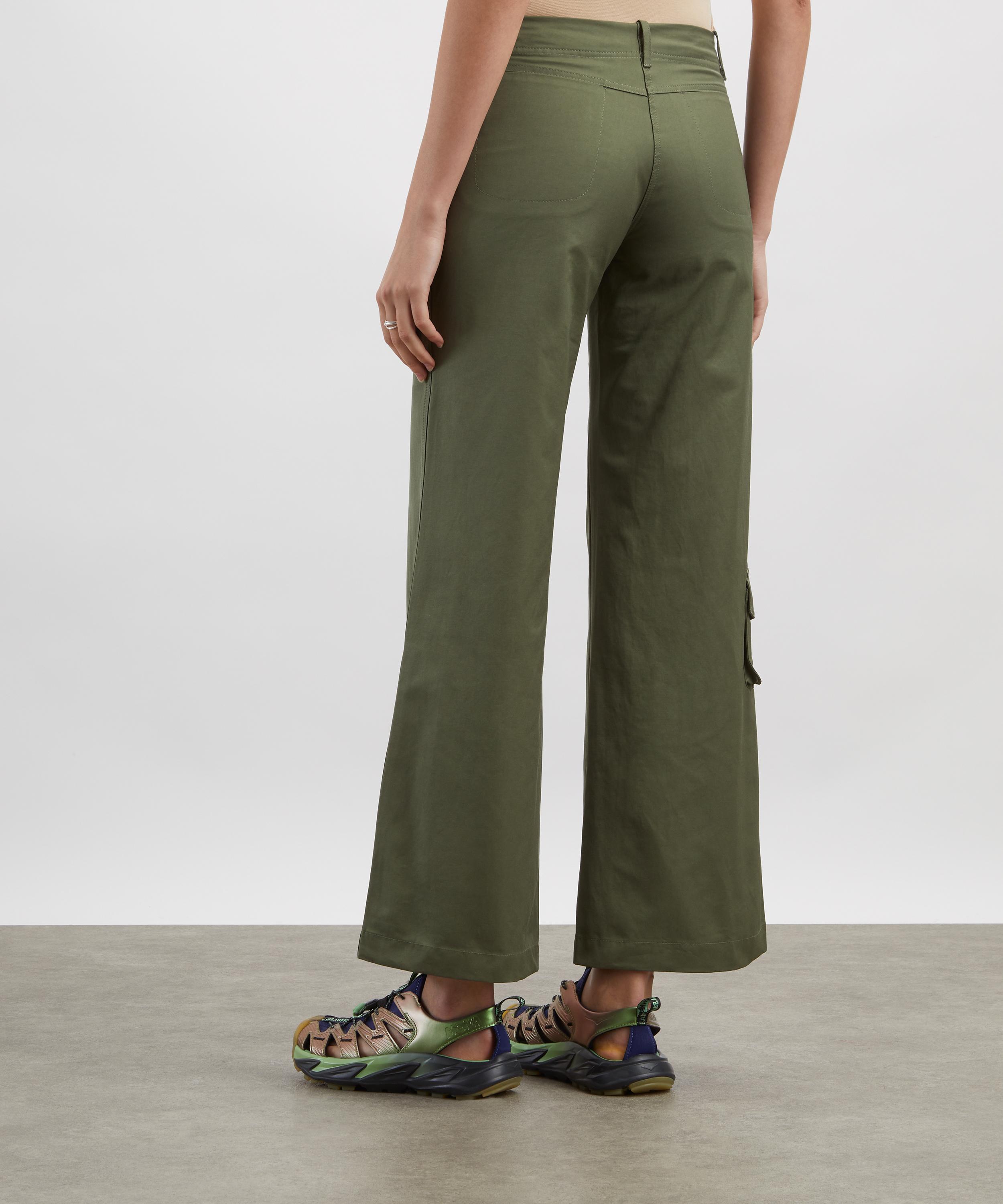 Coloma's - Marina Khaki Cargo Trousers image number 3