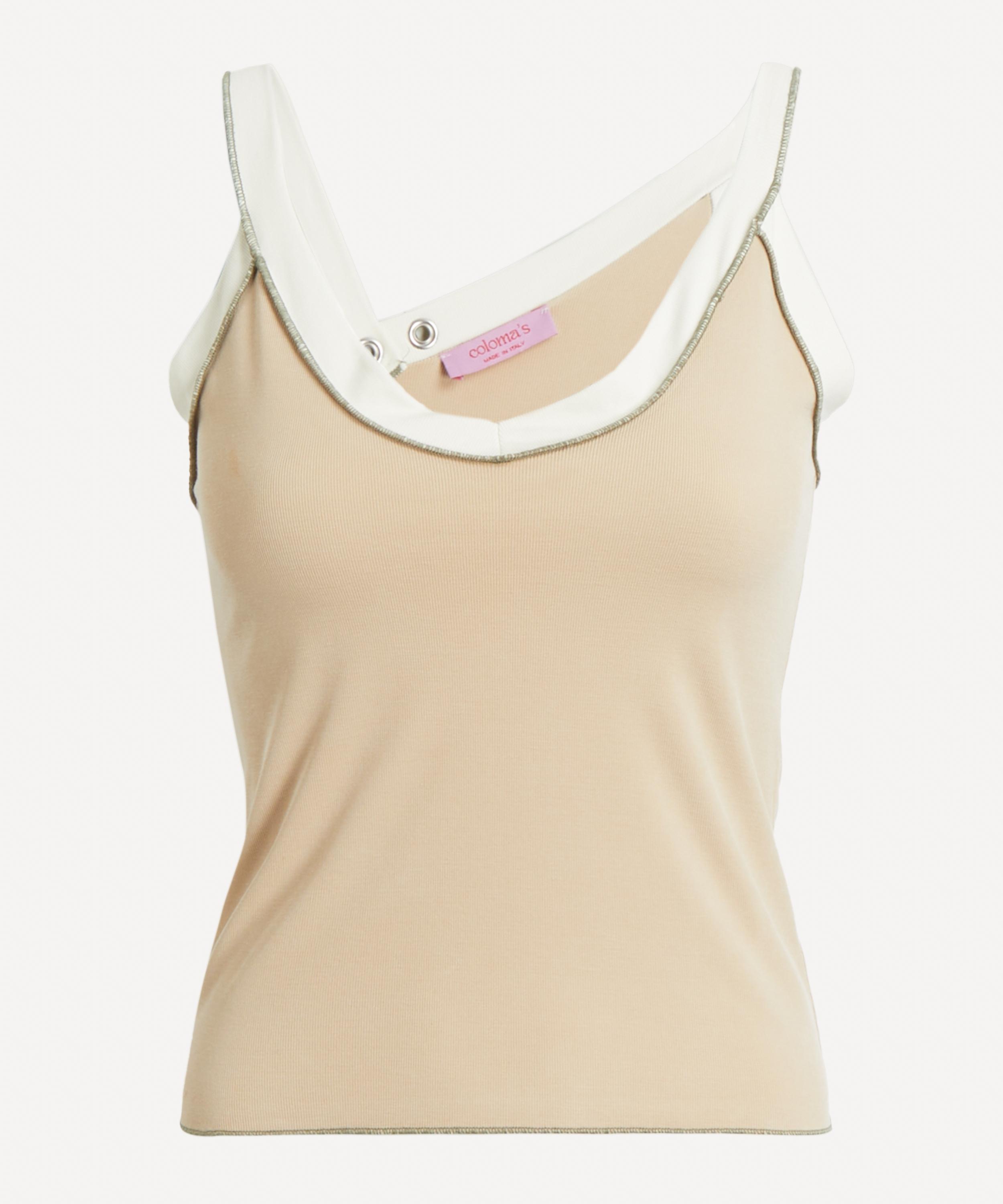 Coloma's - Nat Beige Top