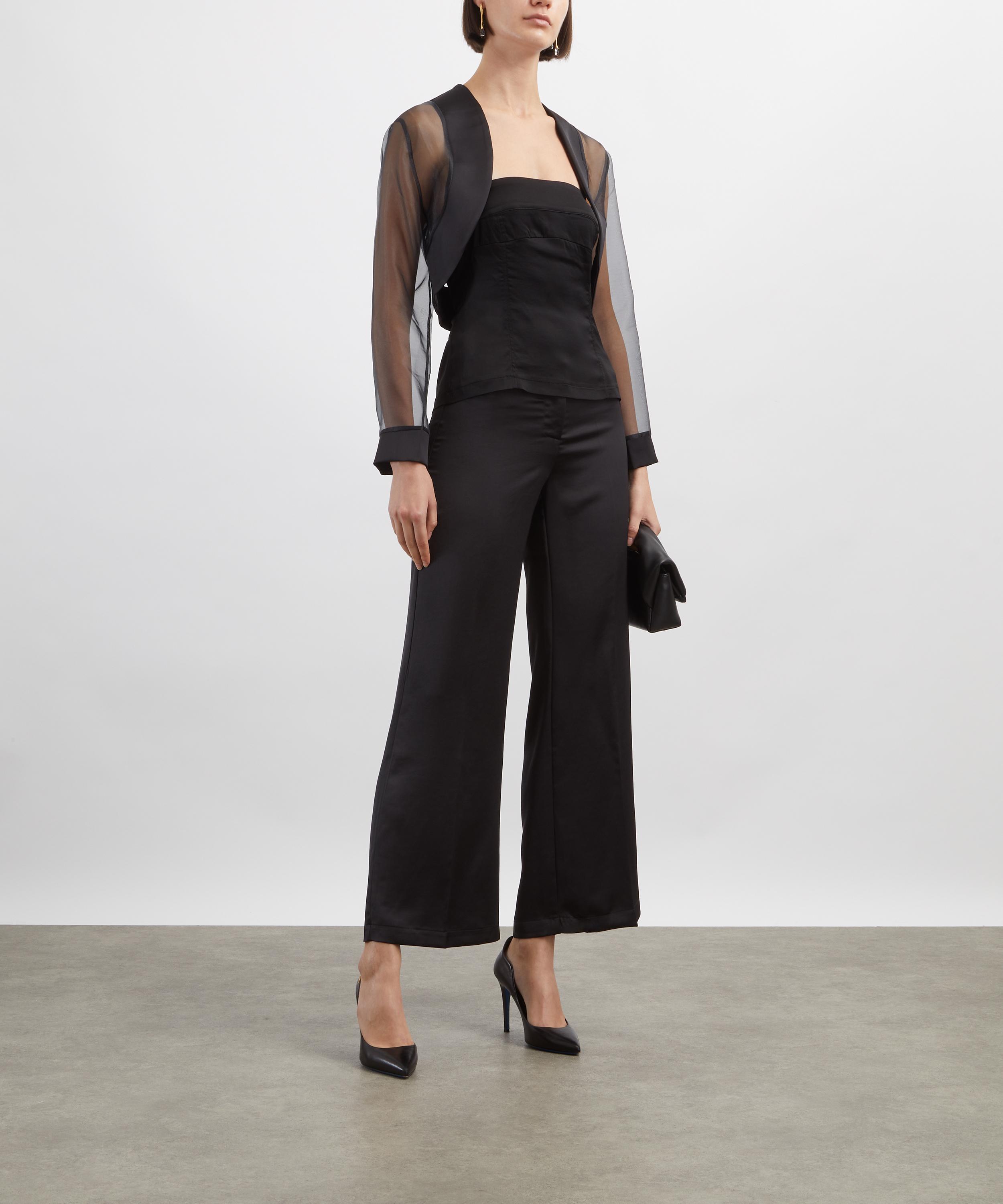 Coloma's - Juls Black Organza Jacket image number 1