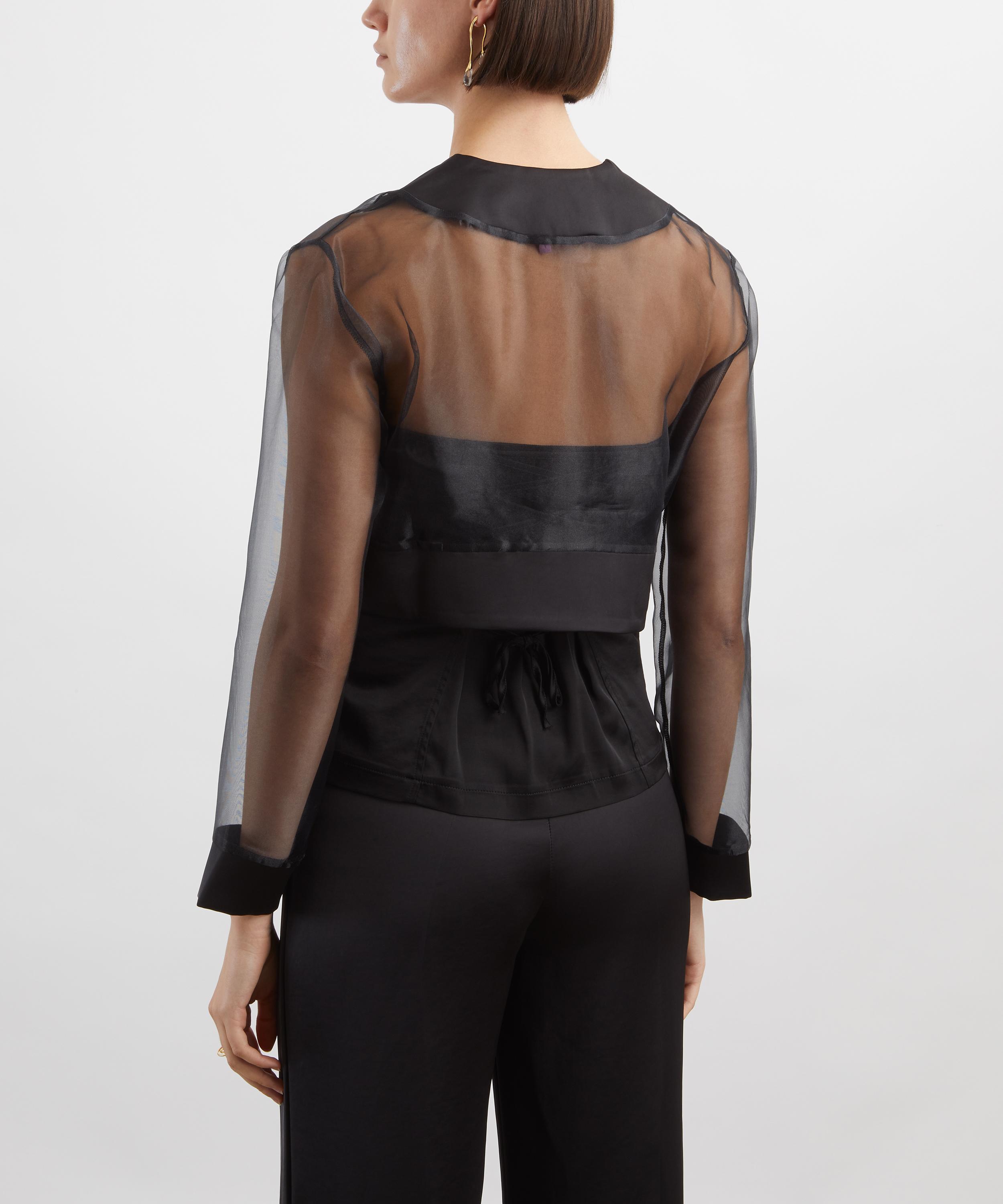 Coloma's - Juls Black Organza Jacket image number 3