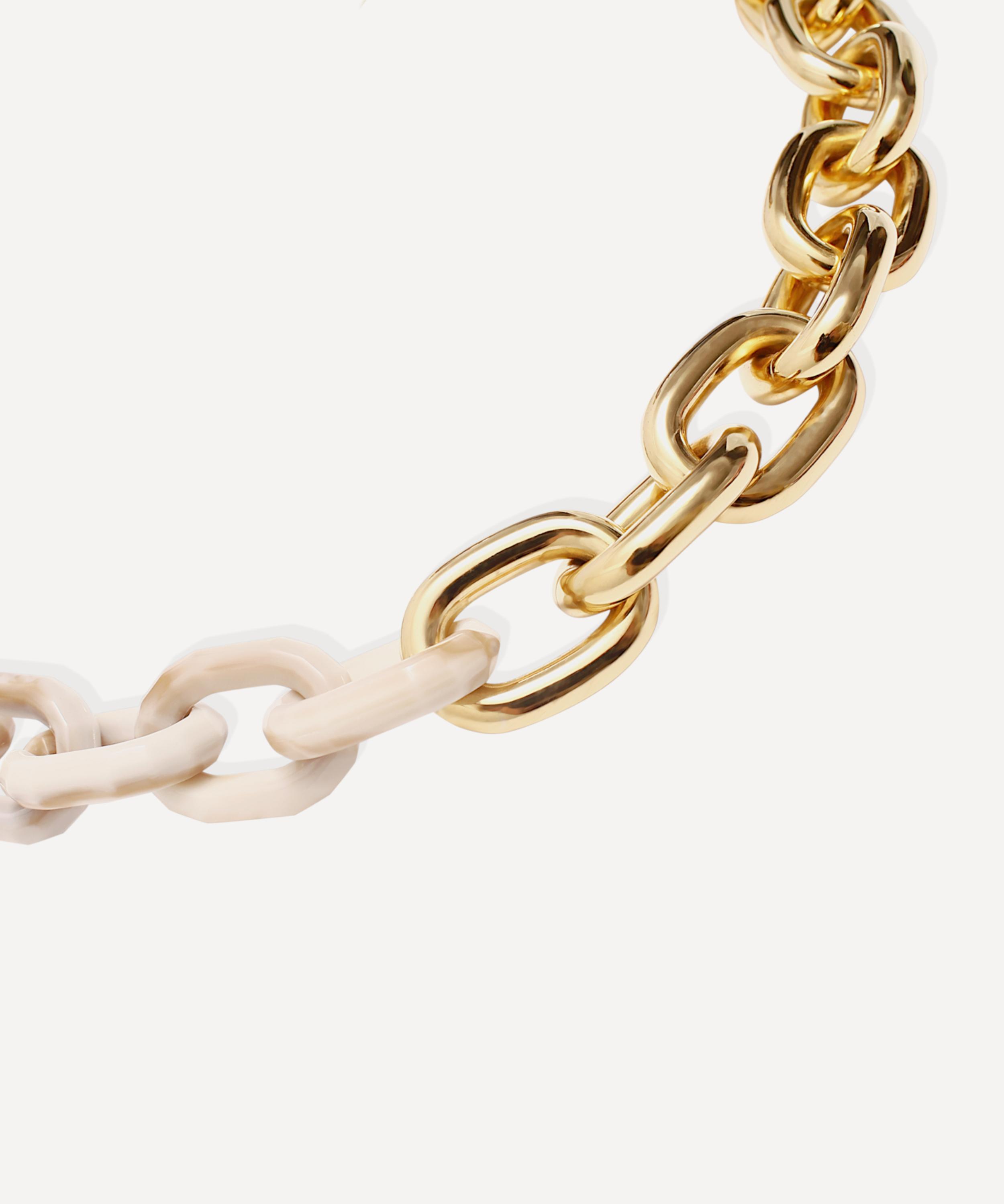 By Alona - 18ct Gold-Plated Astro Marbled Chain Necklace image number 2