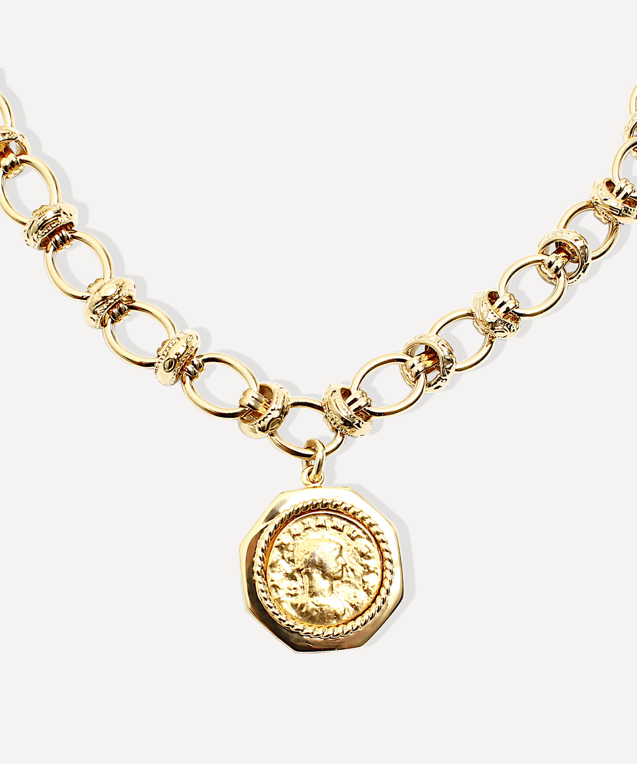 By Alona - 18ct Gold-Plated Alter Pendant Necklace