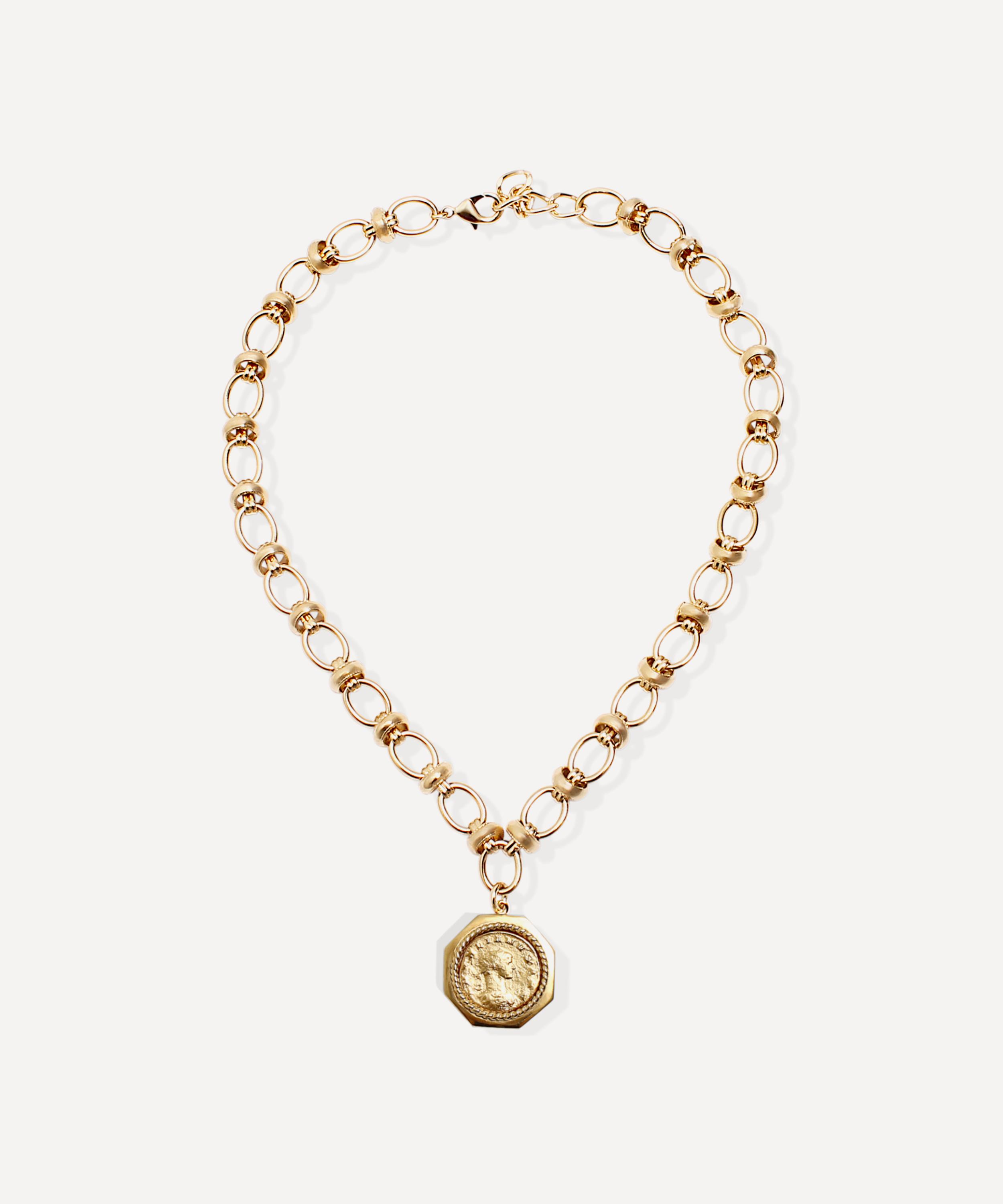 By Alona - 18ct Gold-Plated Alter Pendant Necklace image number 1