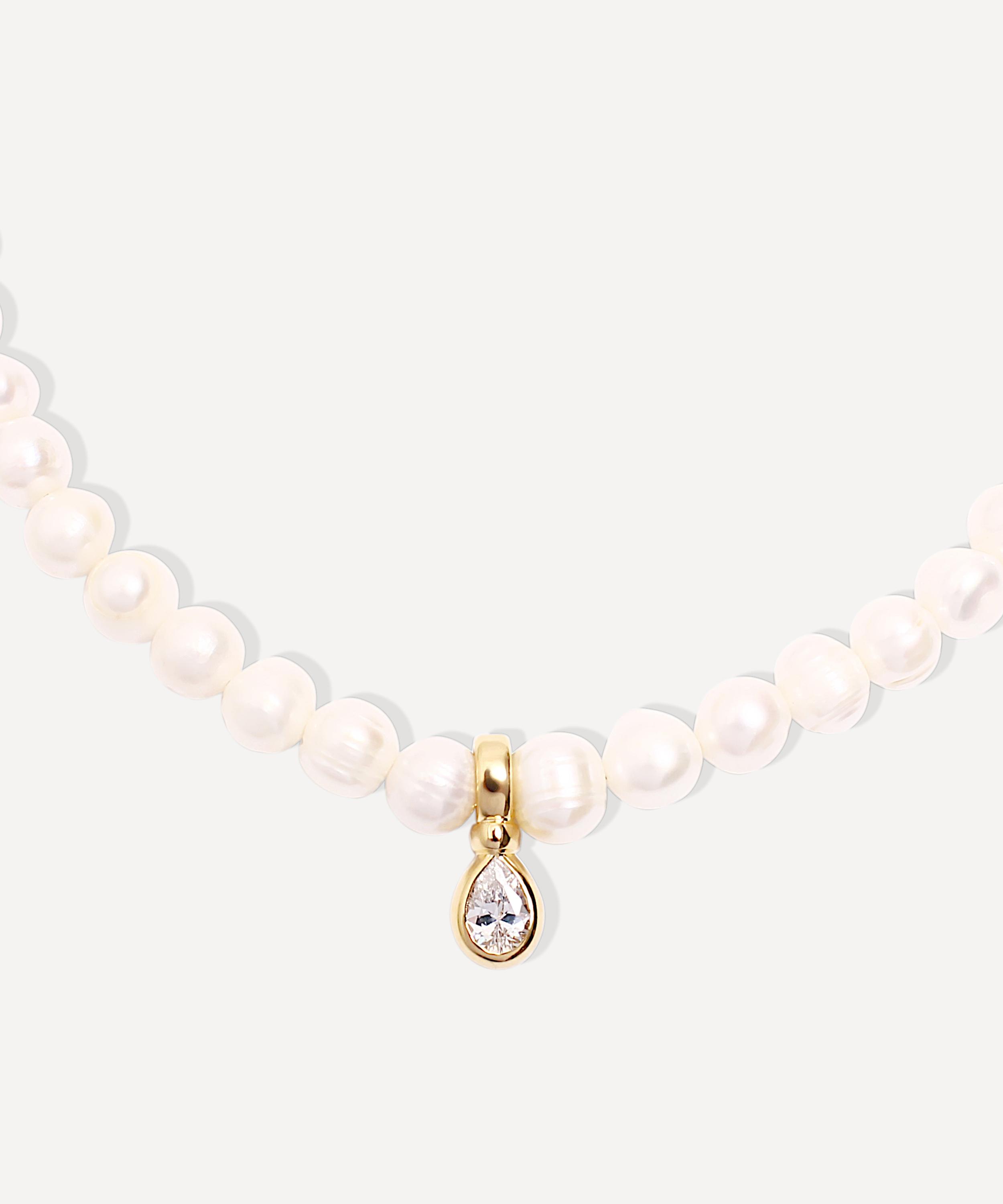 By Alona - 18ct Gold-Plated Heaven Pearl Necklace
