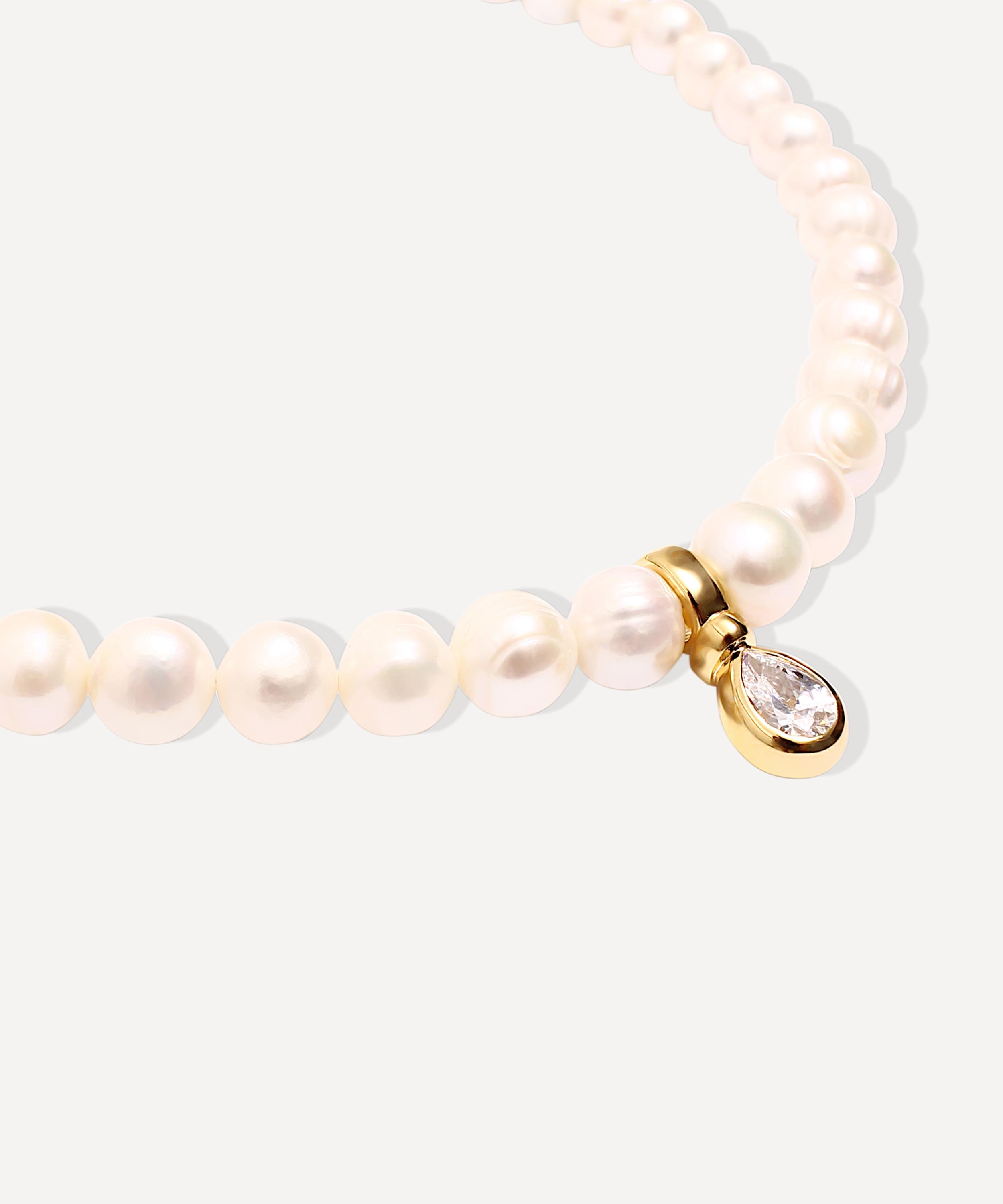 By Alona - 18ct Gold-Plated Heaven Pearl Necklace image number 2