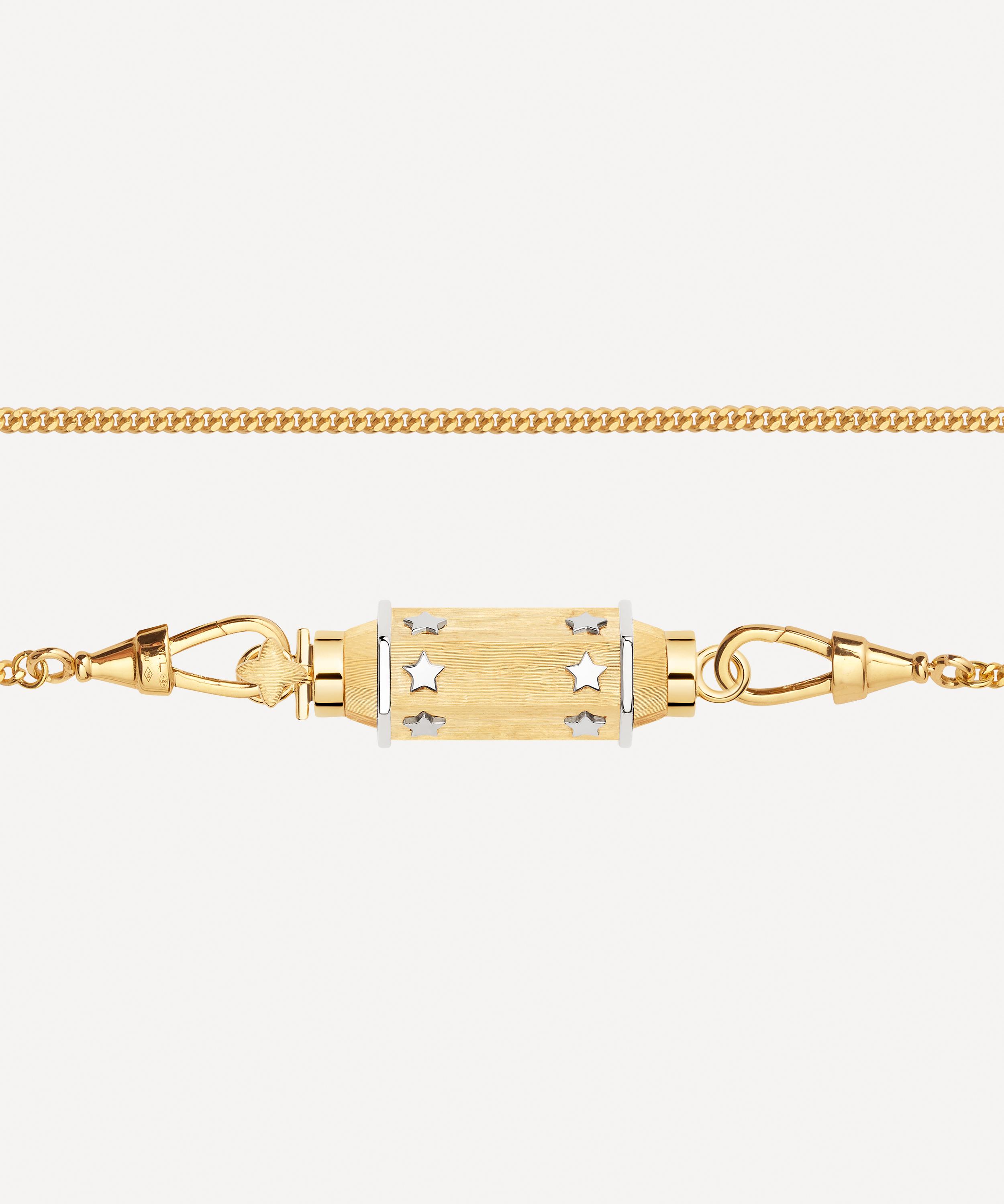 Marie Lichtenberg - 18ct Gold Baby Star Locket Necklace image number 2