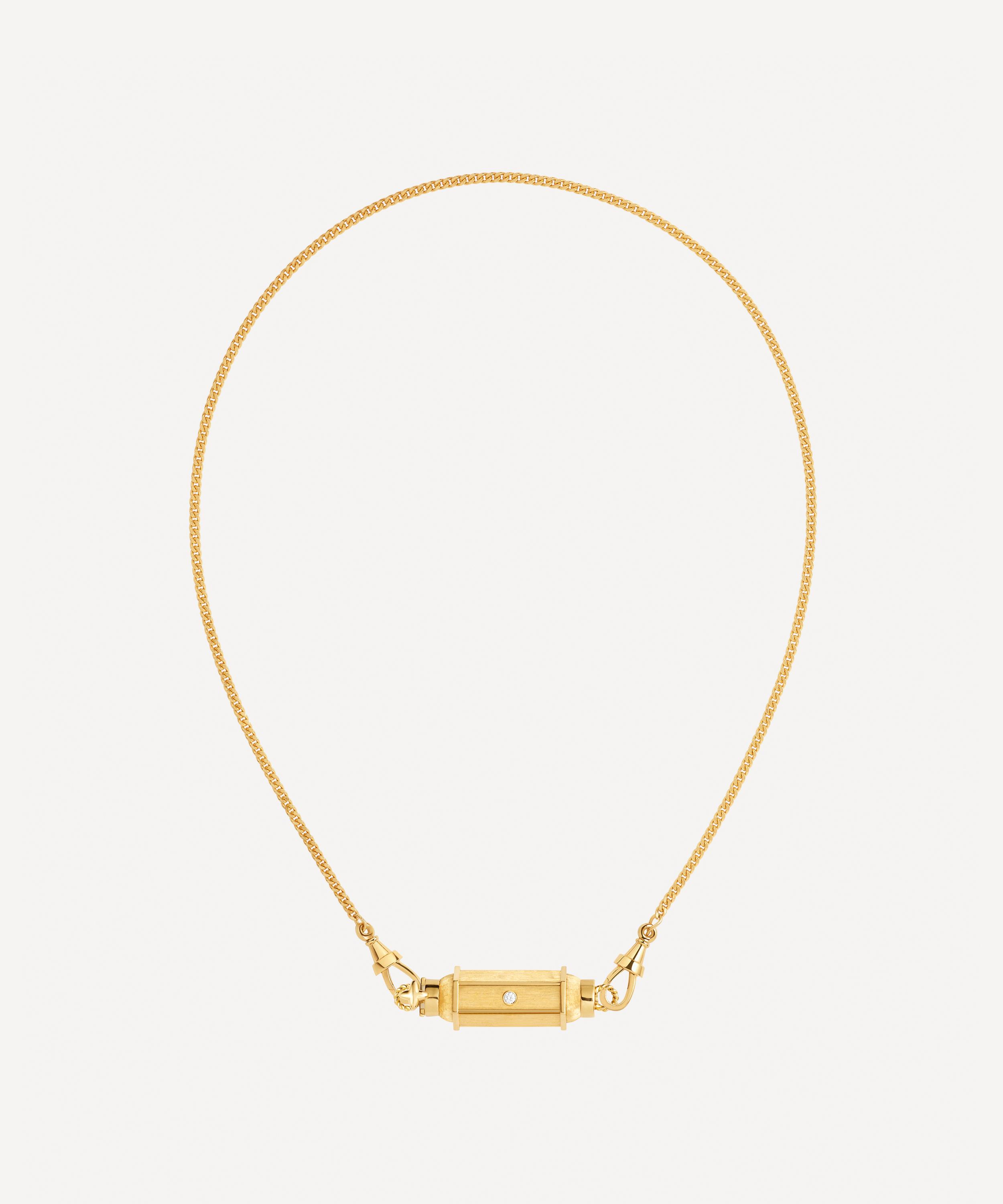 Marie Lichtenberg - 18ct Gold Baby Star Locket Necklace