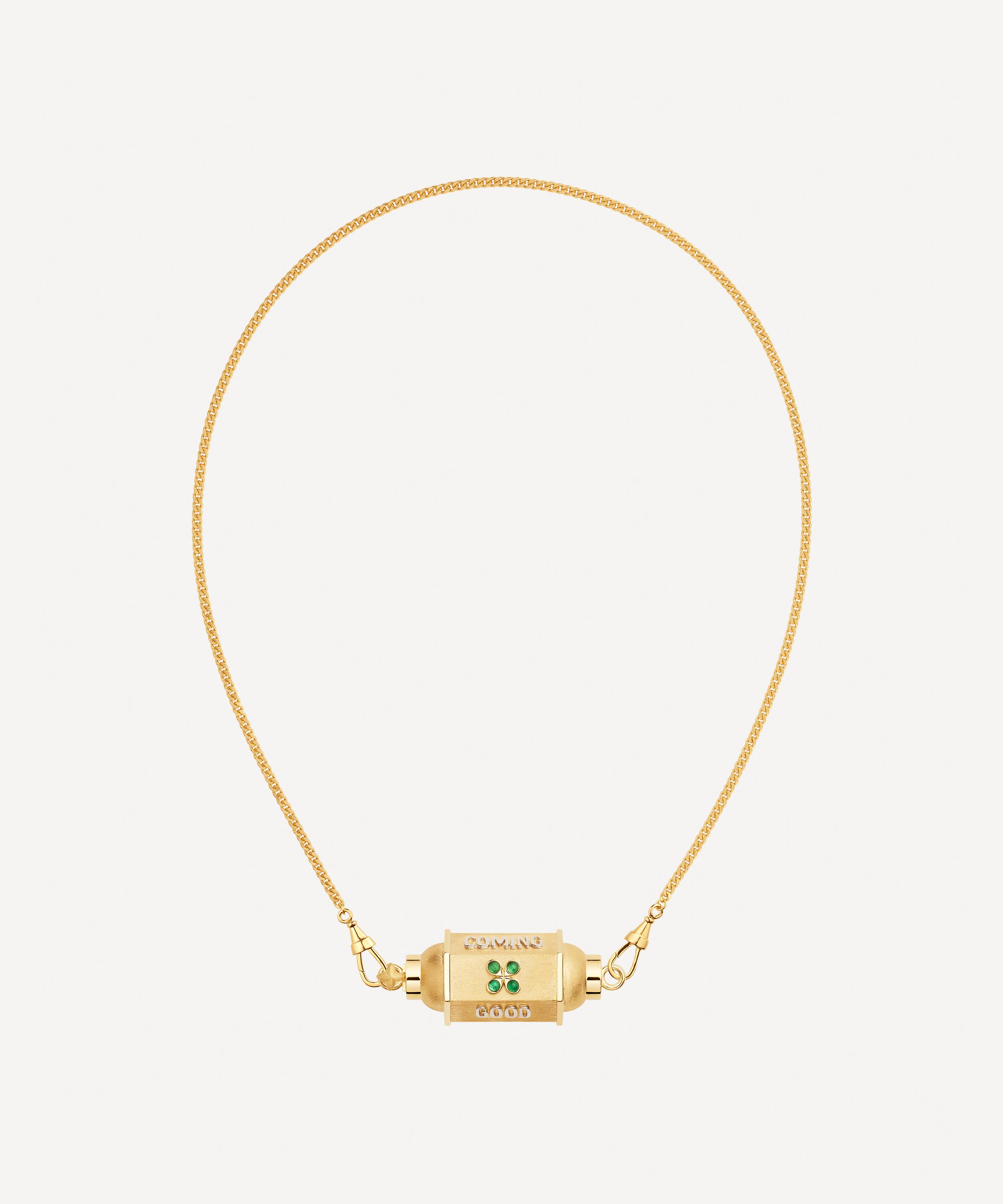 Marie Lichtenberg - 18ct Gold Good Things Locket Necklace