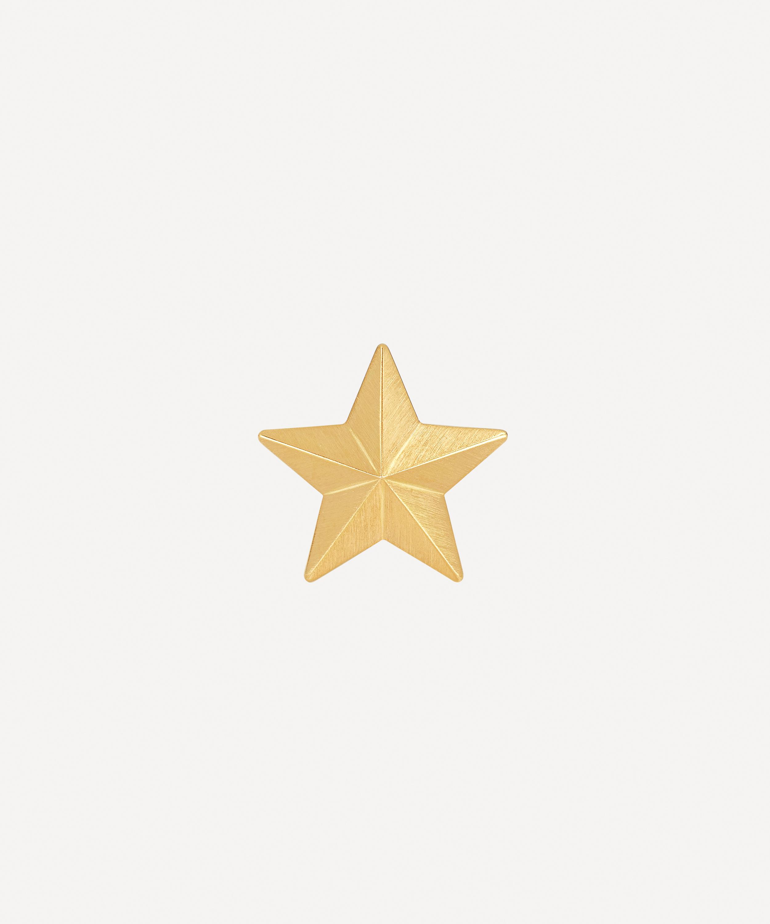 Marie Lichtenberg - 18ct Gold Star Single Stud Earring