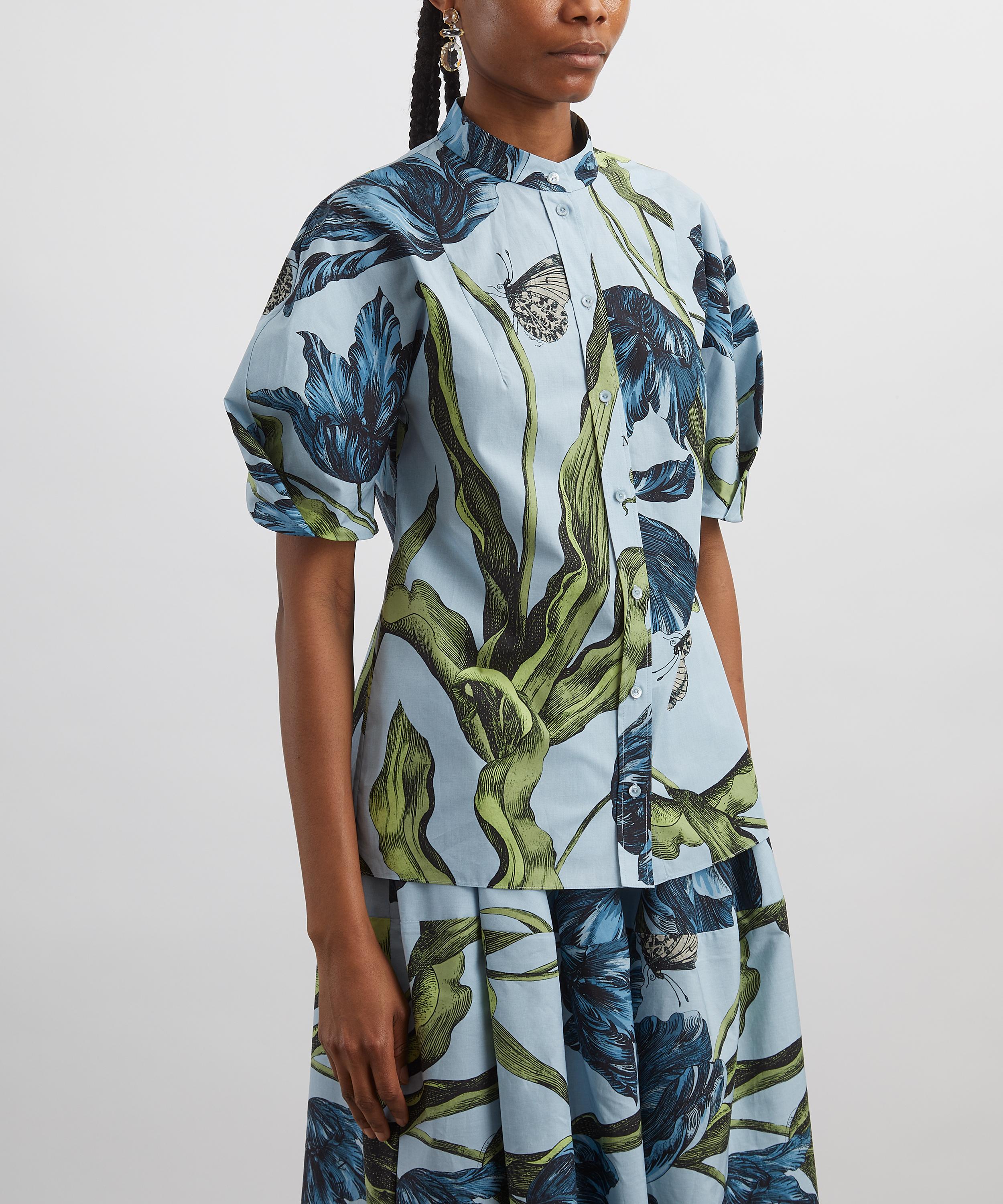 Erdem - Floral Print Short Sleeve Shirt image number 2