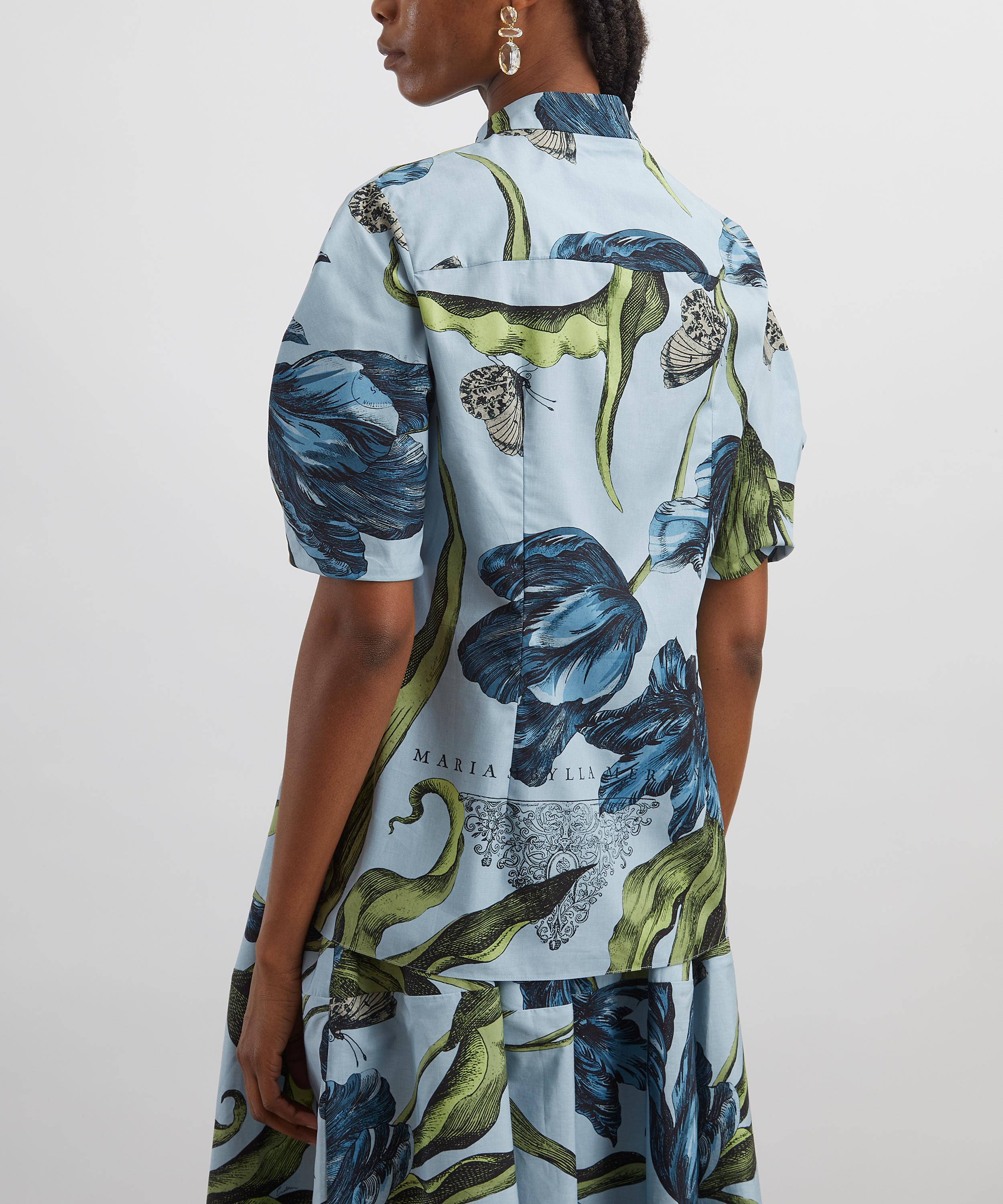 Erdem - Floral Print Short Sleeve Shirt image number 3
