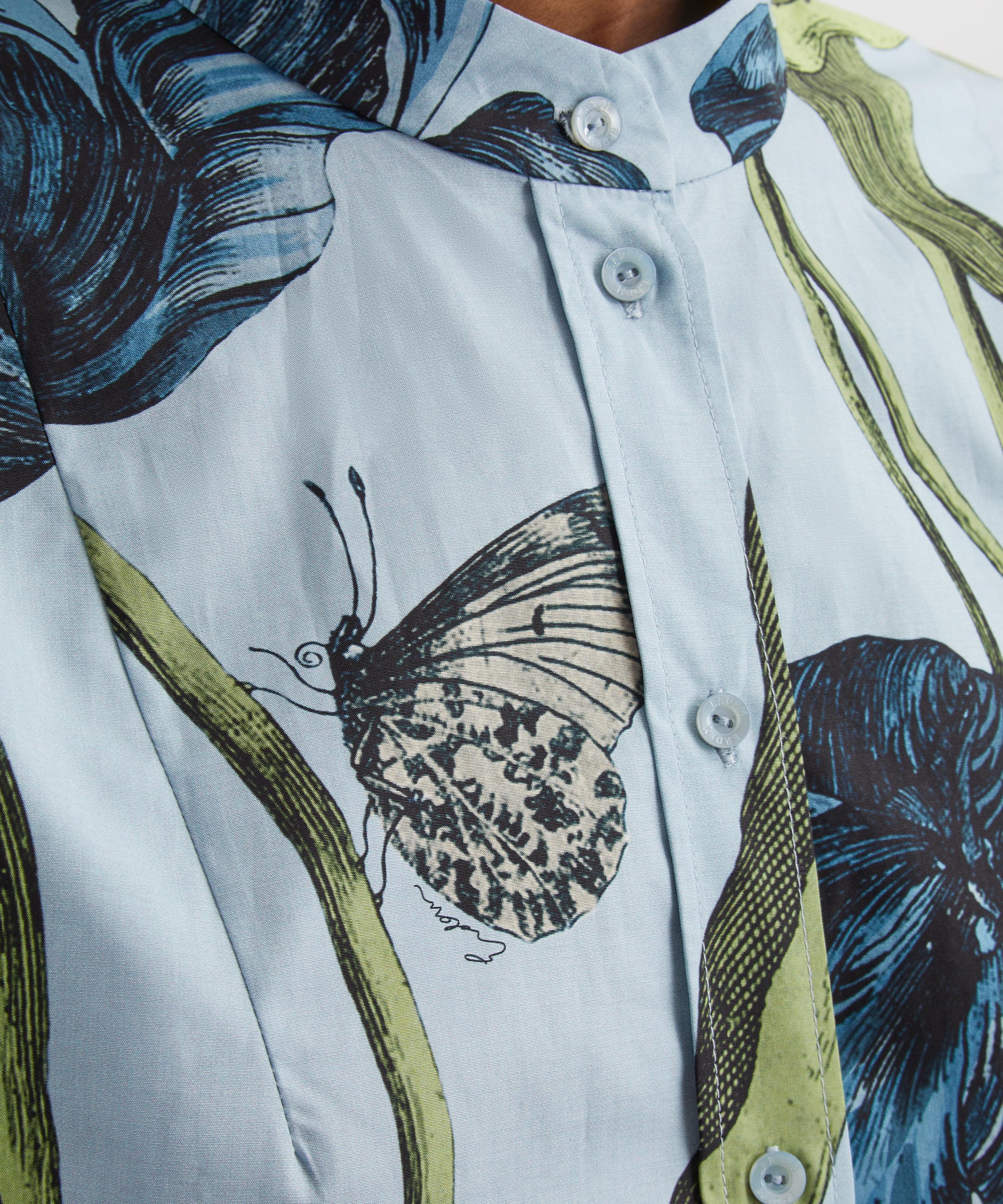 Erdem - Floral Print Short Sleeve Shirt image number 4