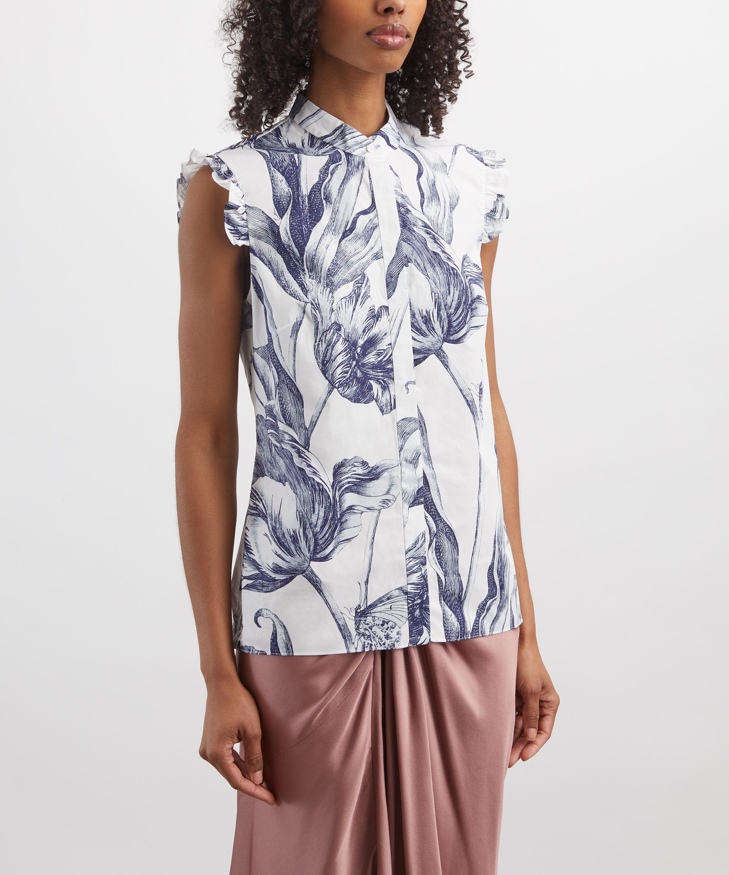 Erdem - Floral Print Sleeveless Top image number 2