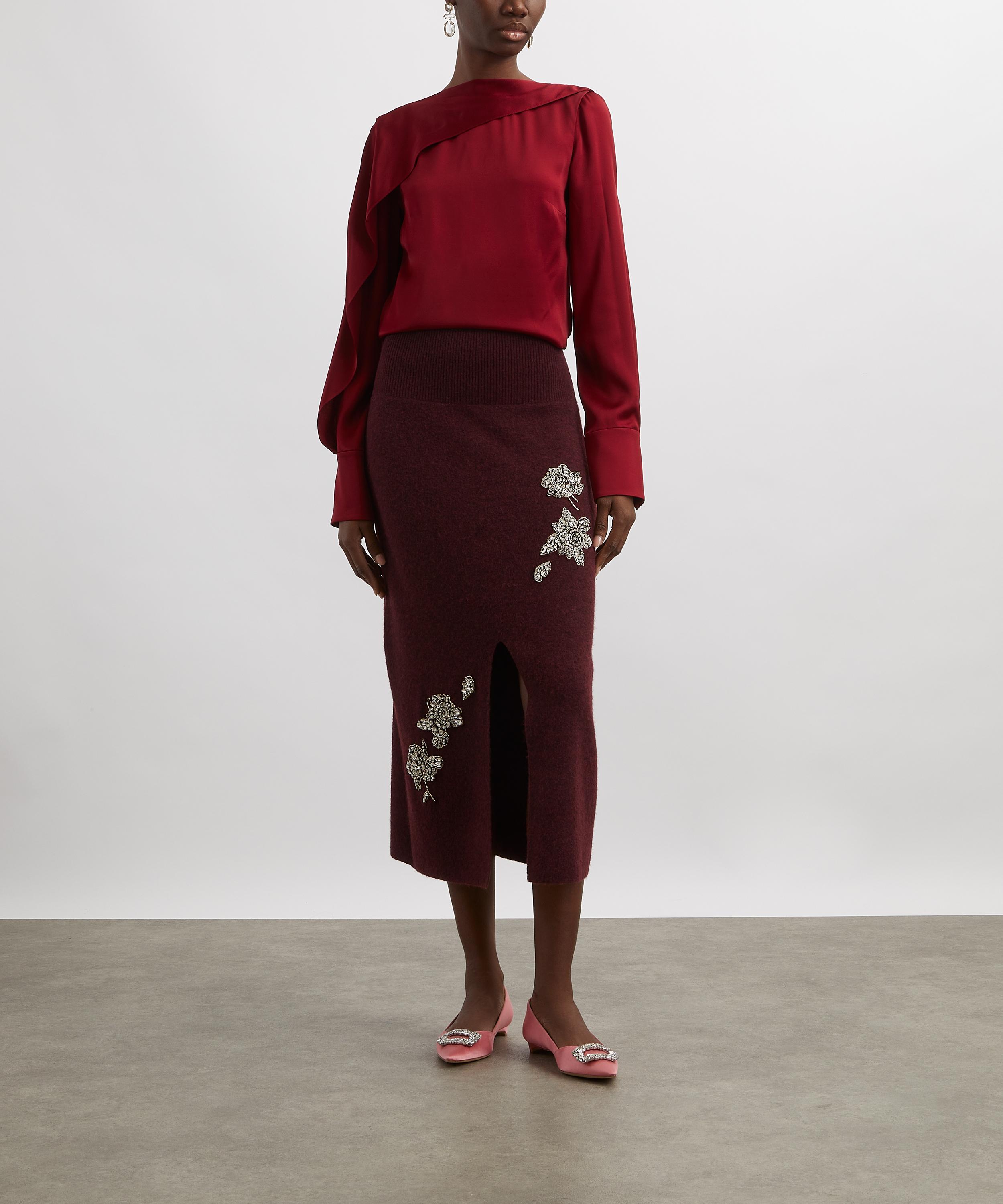 Erdem - Draped Satin Cady Blouse image number 1