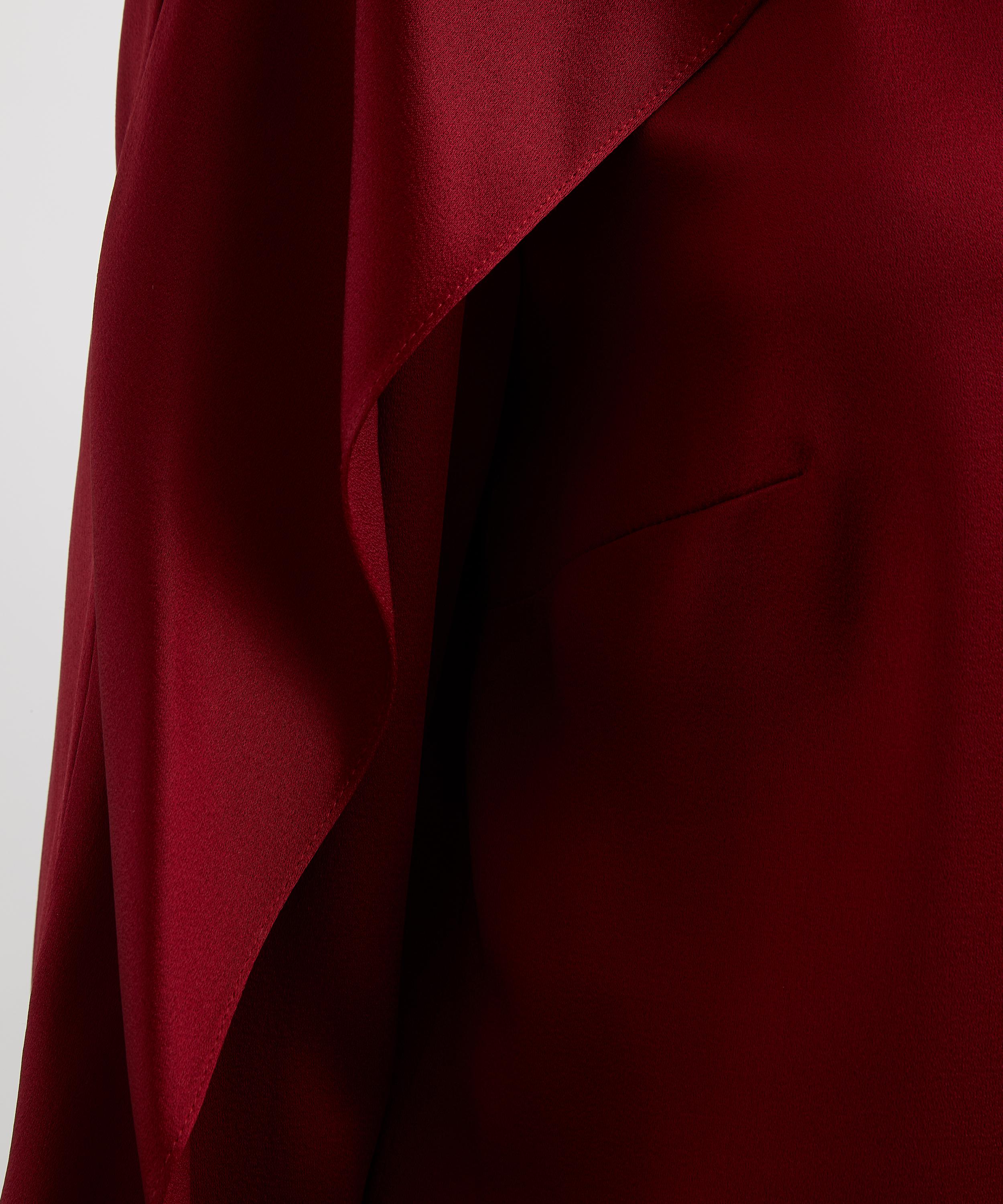 Erdem - Draped Satin Cady Blouse image number 4