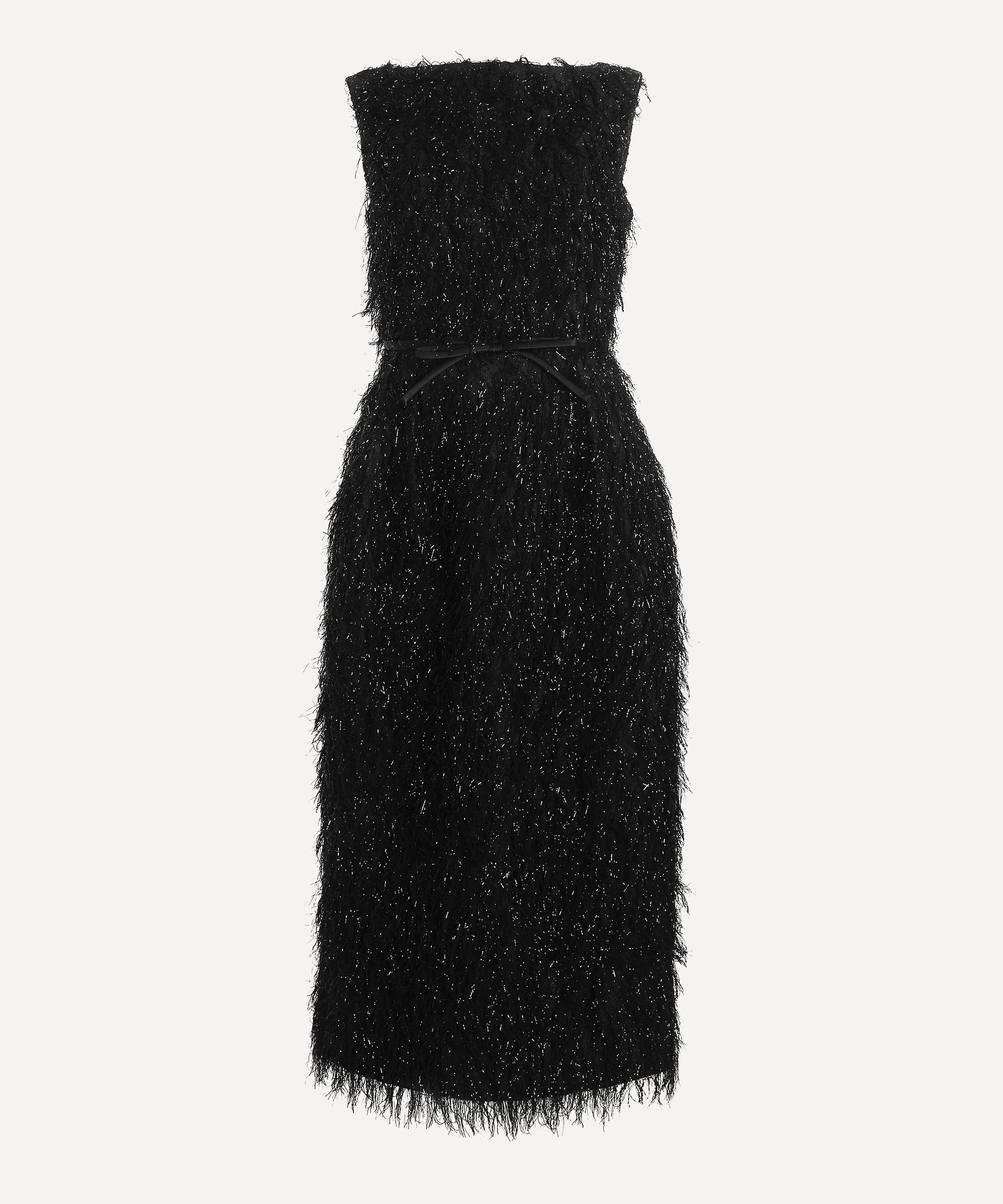 Erdem - Sleeveless Tweed Midi Pencil Dress