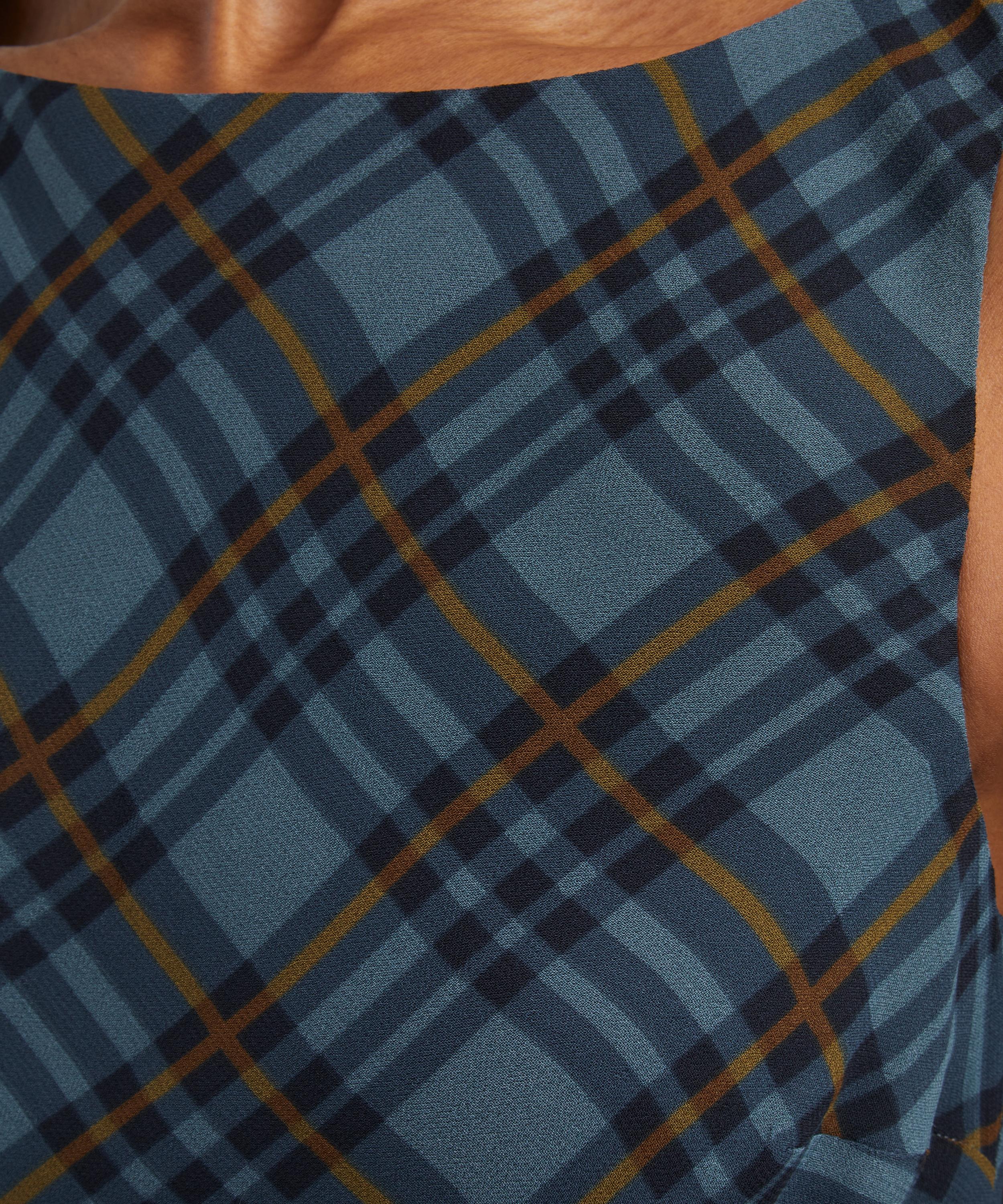 Reformation - Dale Slate Plaid Mini Dress image number 4