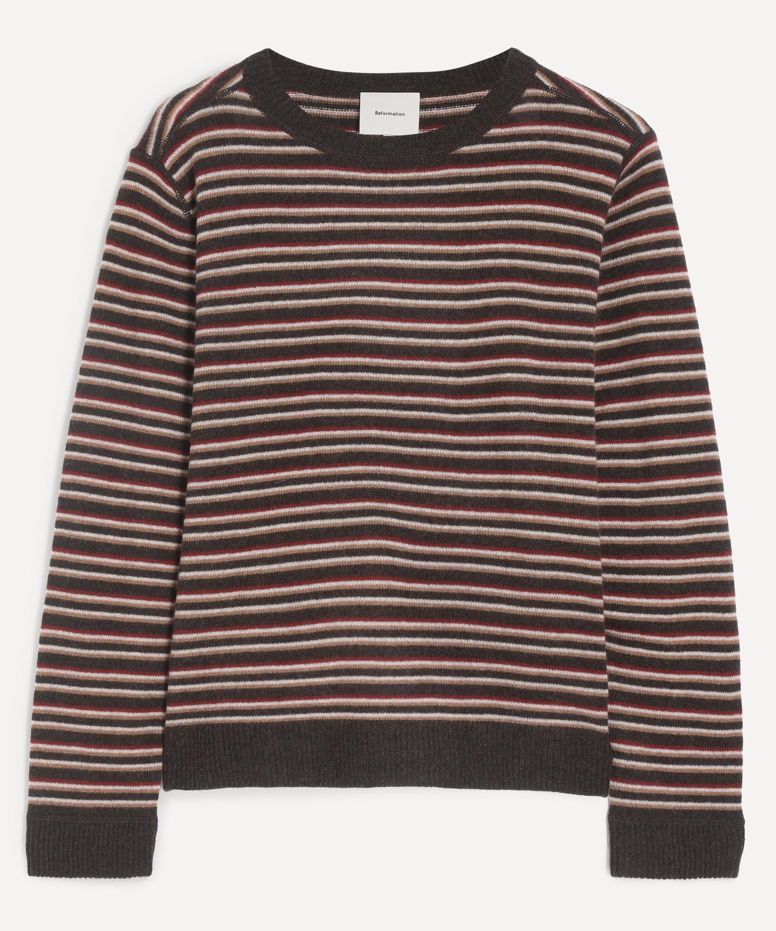 Reformation - Cashmere Multi Stripe Jumper