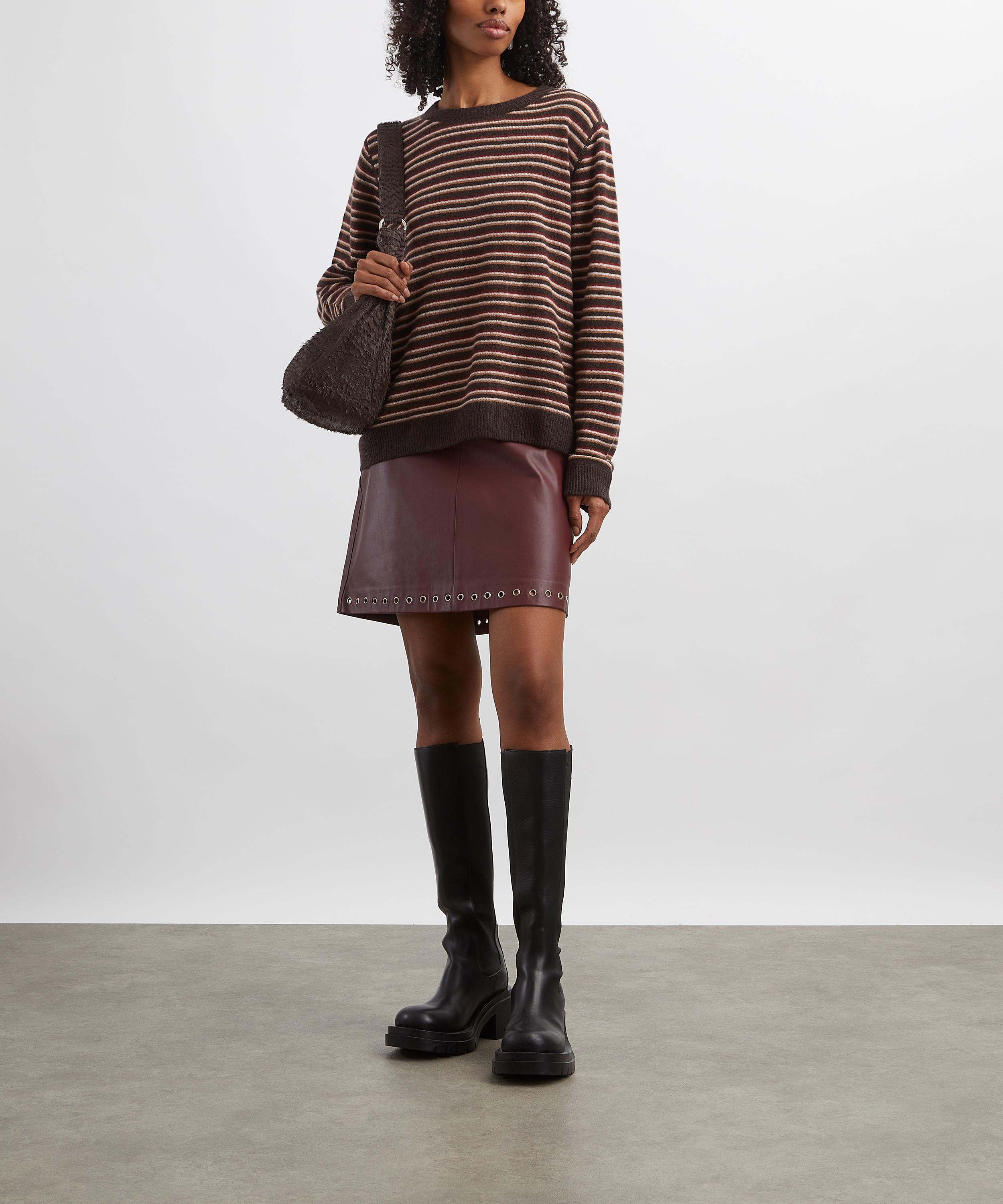 Reformation - Cashmere Multi Stripe Jumper image number 1