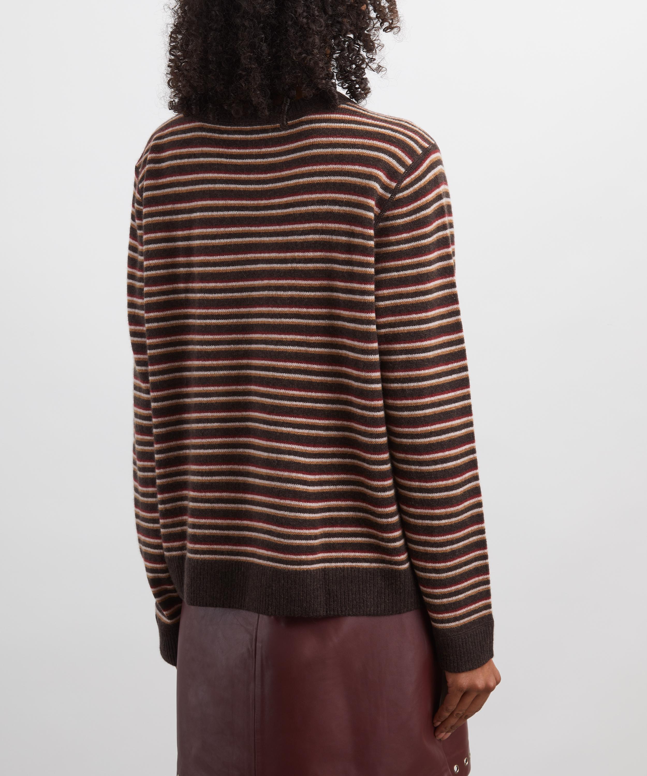 Reformation - Cashmere Multi Stripe Jumper image number 3