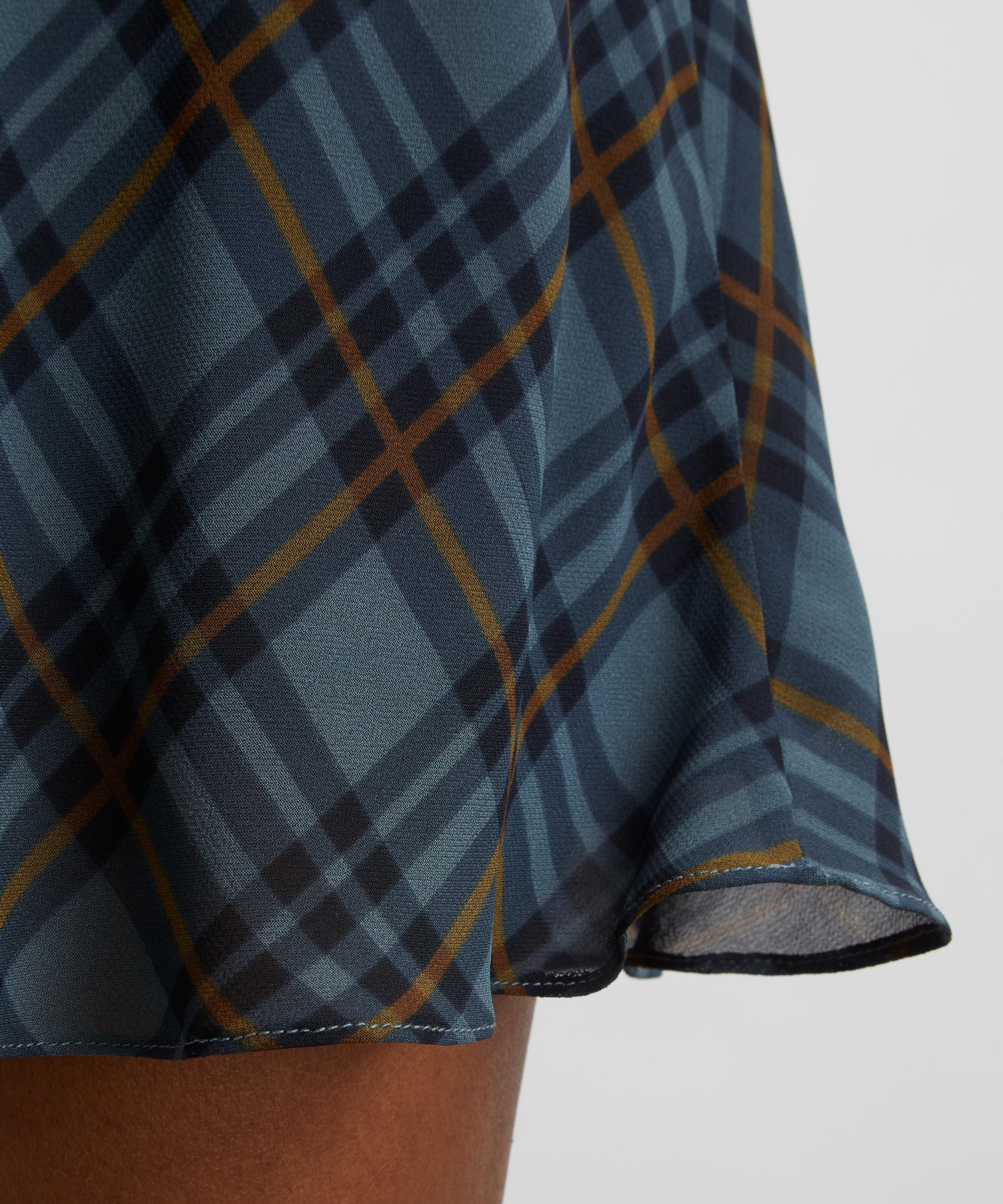 Reformation - Brandy Slate Plaid Mini Skirt image number 4