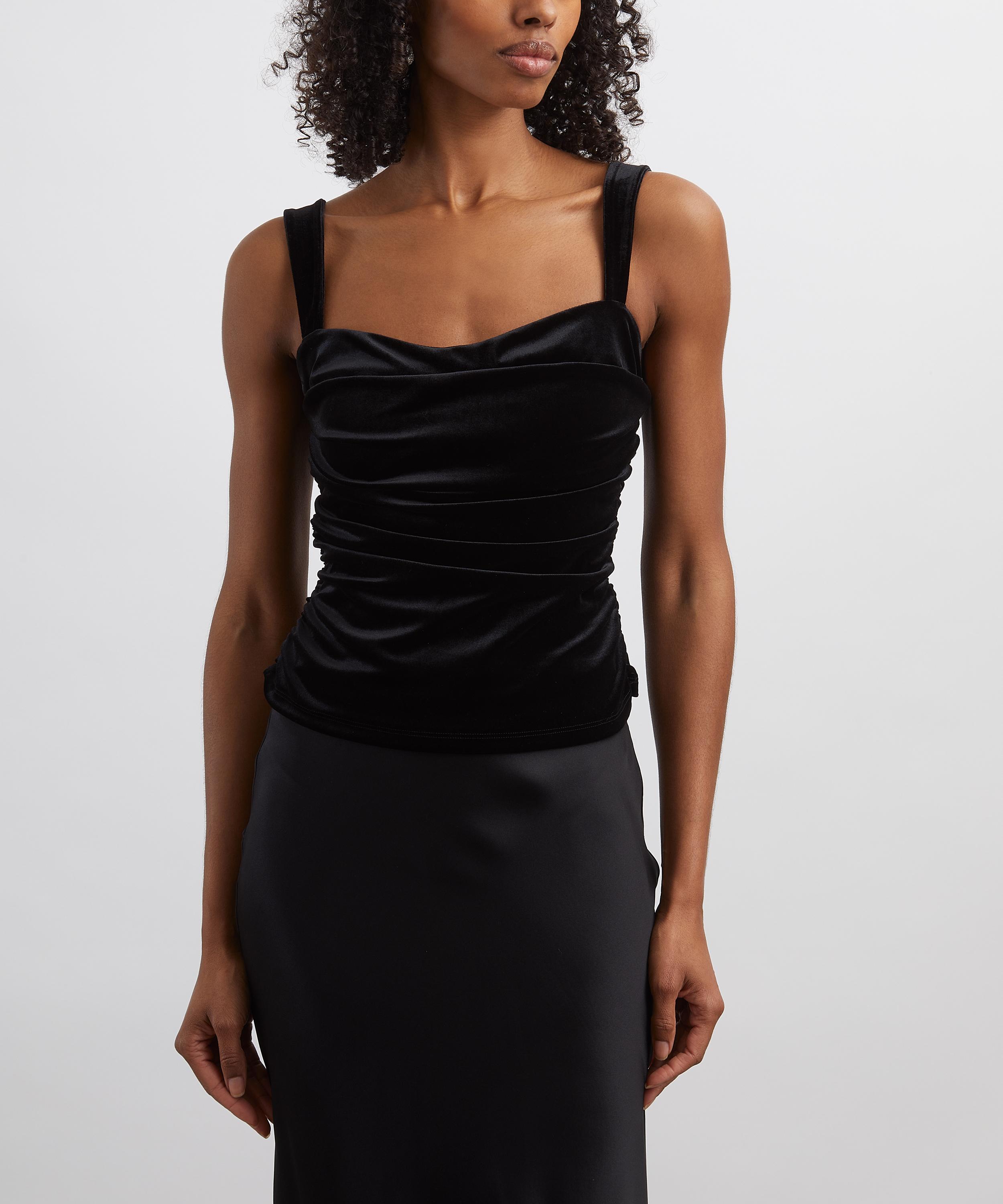 Reformation - Trish Black Knit Top image number 2