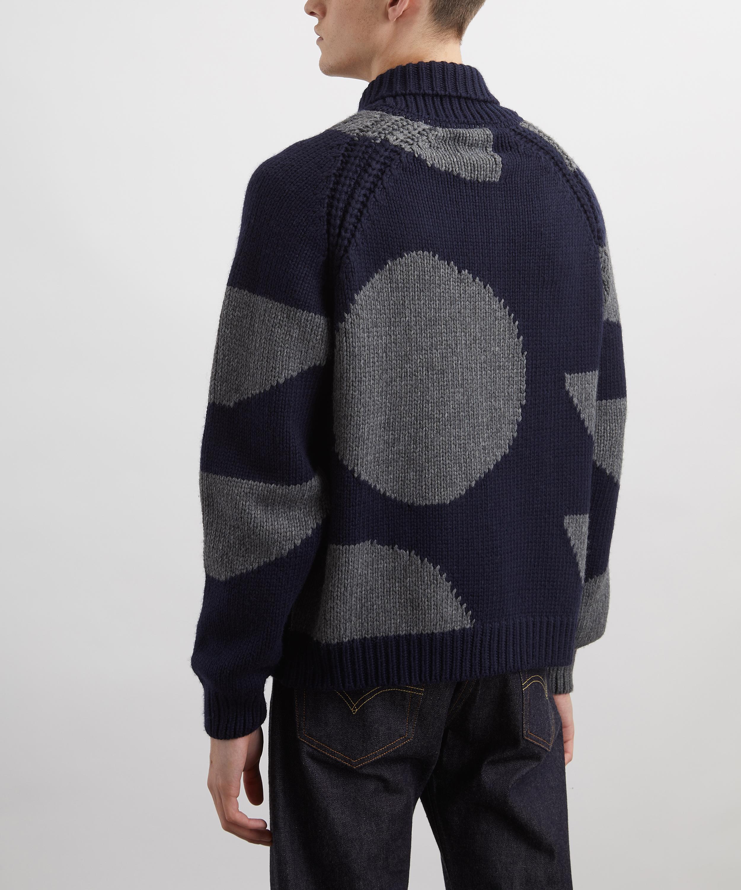 Folk - Navy Curve Cardigan image number 3