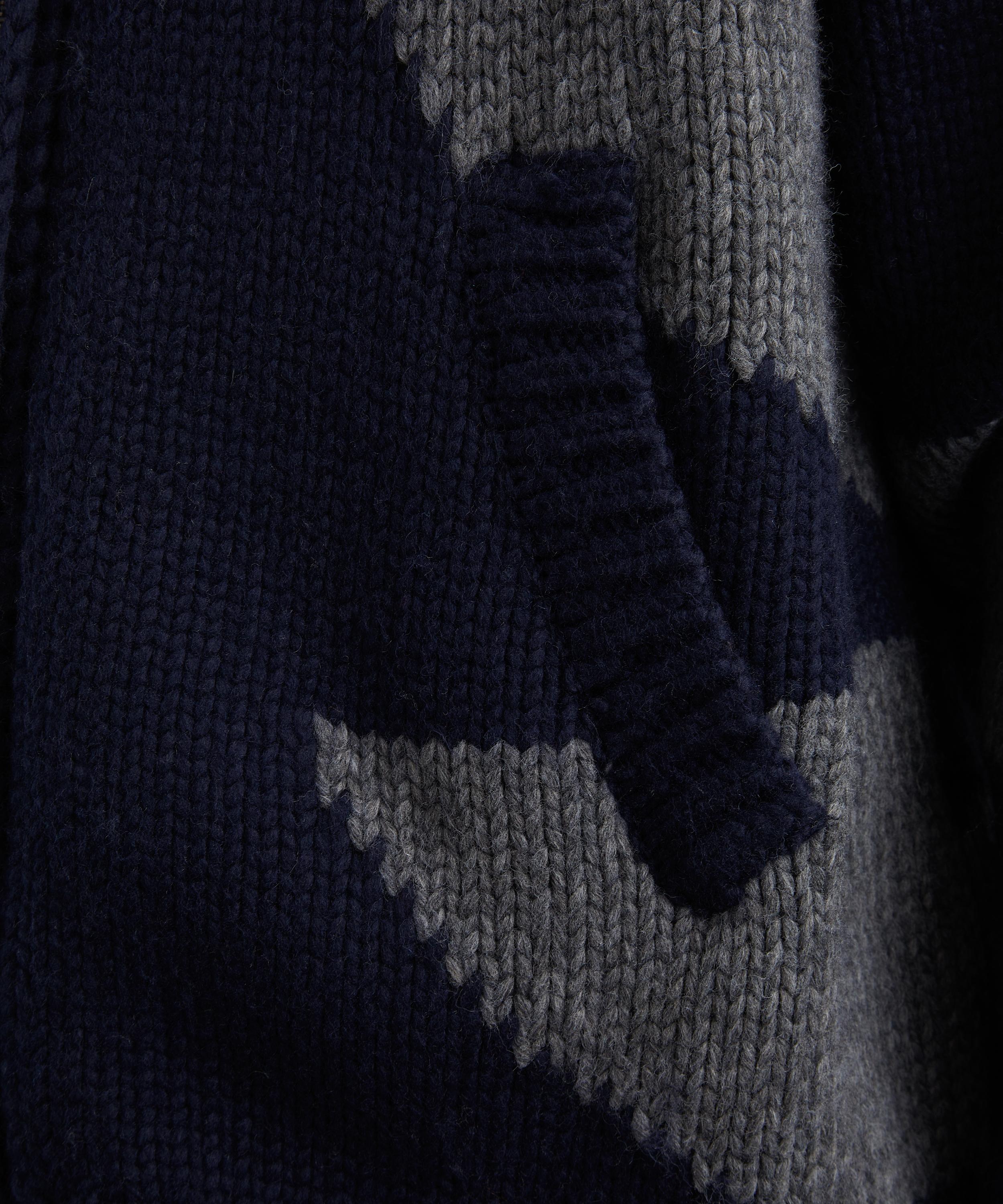 Folk - Navy Curve Cardigan image number 4