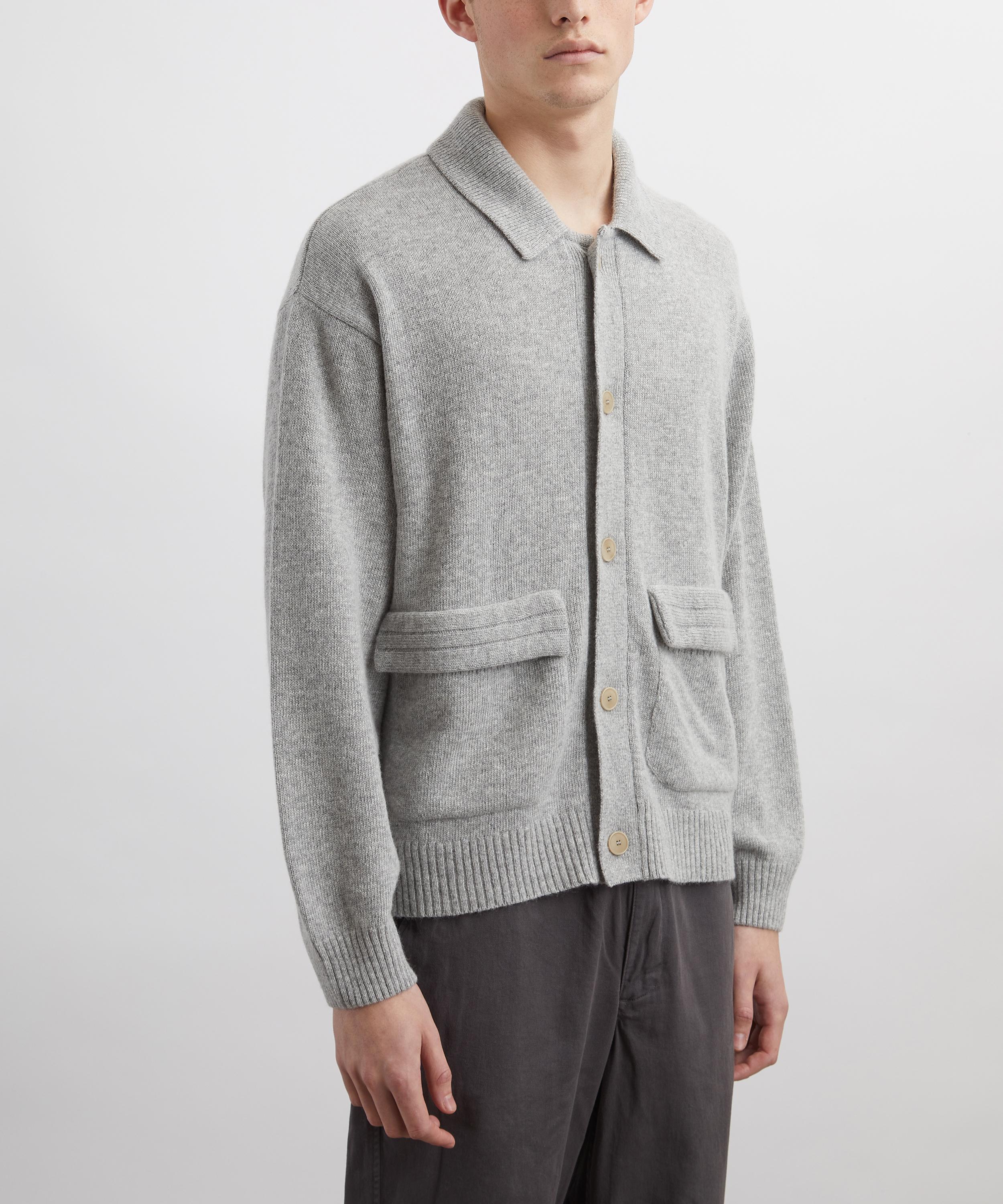 Folk - Silver Rib Collared Cardigan image number 2