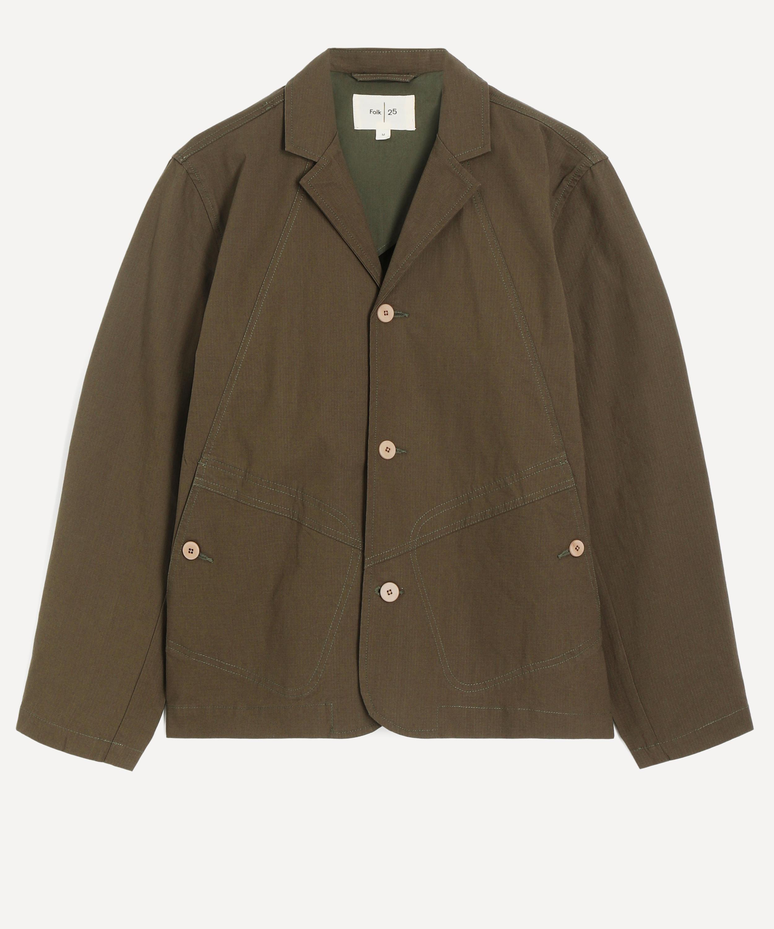 Folk - Dark Olive Ripstop Anniversary Blazer