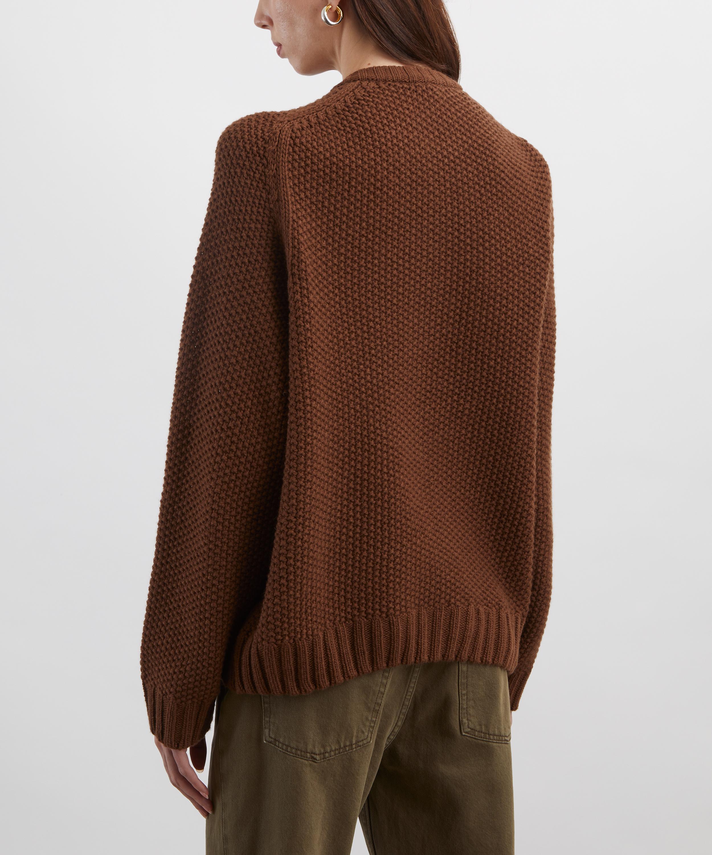 YMC - Atomic Brown Merino Wool Cardigan image number 3