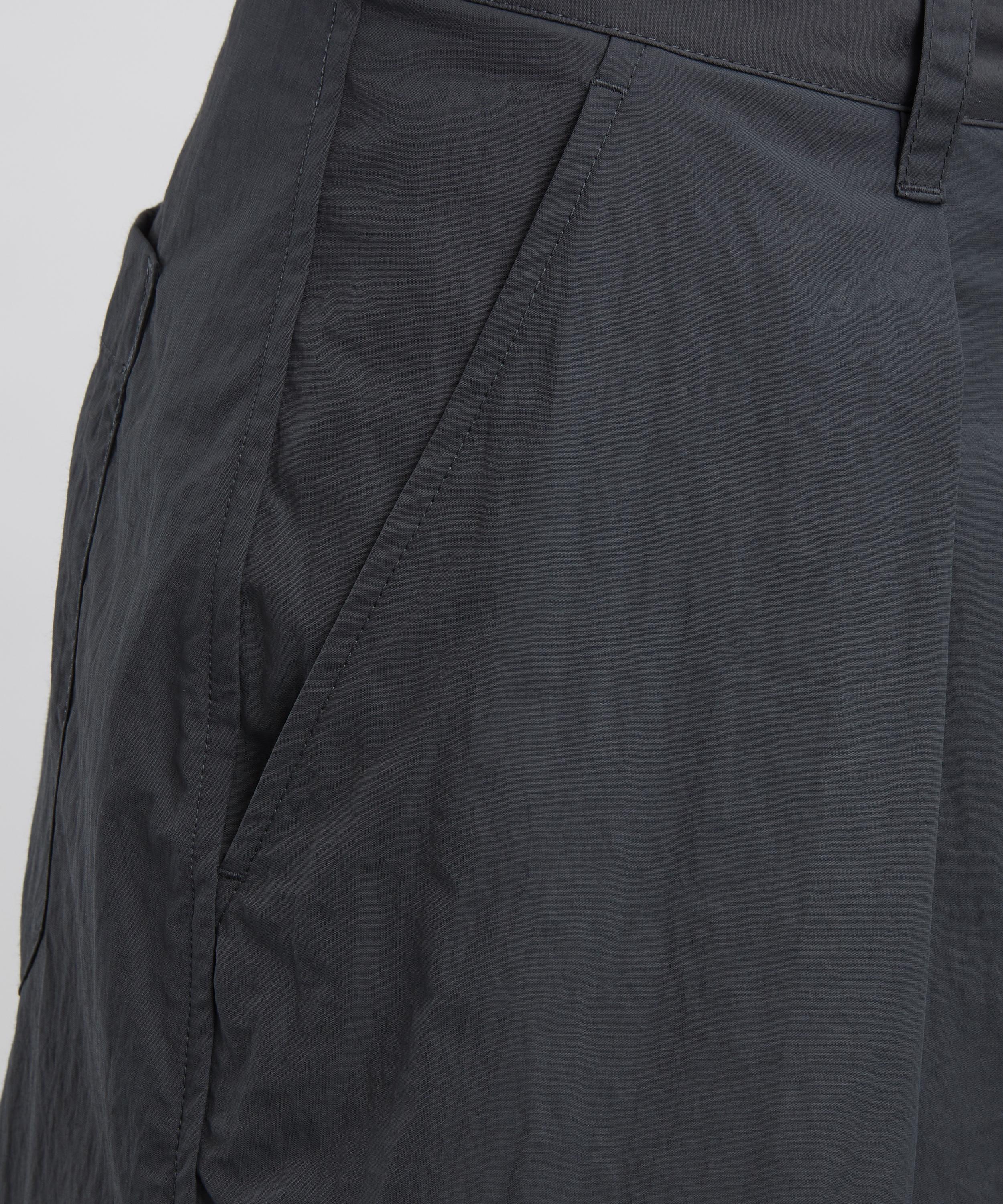 YMC - Grey Deadbeat Wide-Leg Trousers image number 4