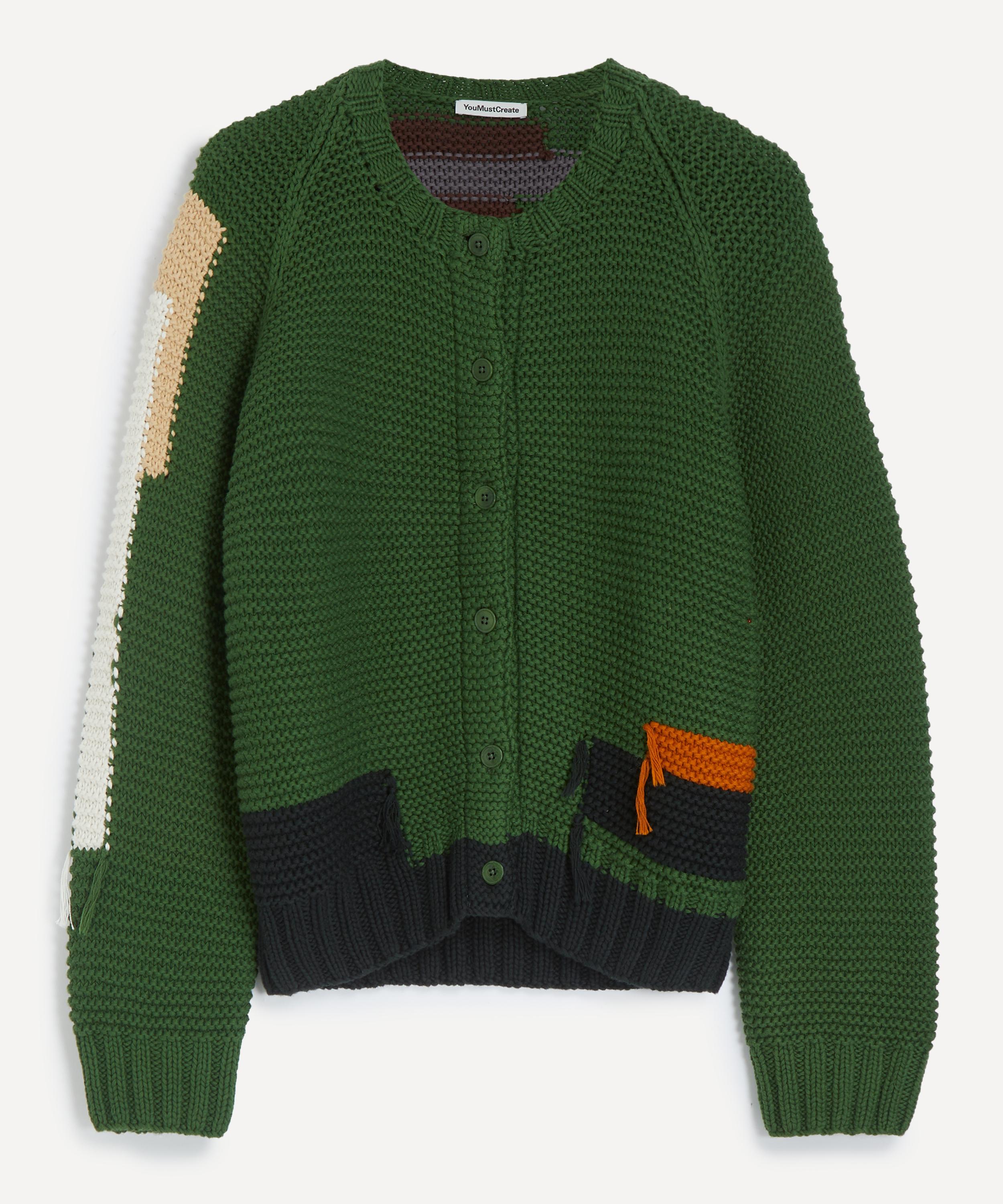 YMC - Atomic Green Cotton Cardigan
