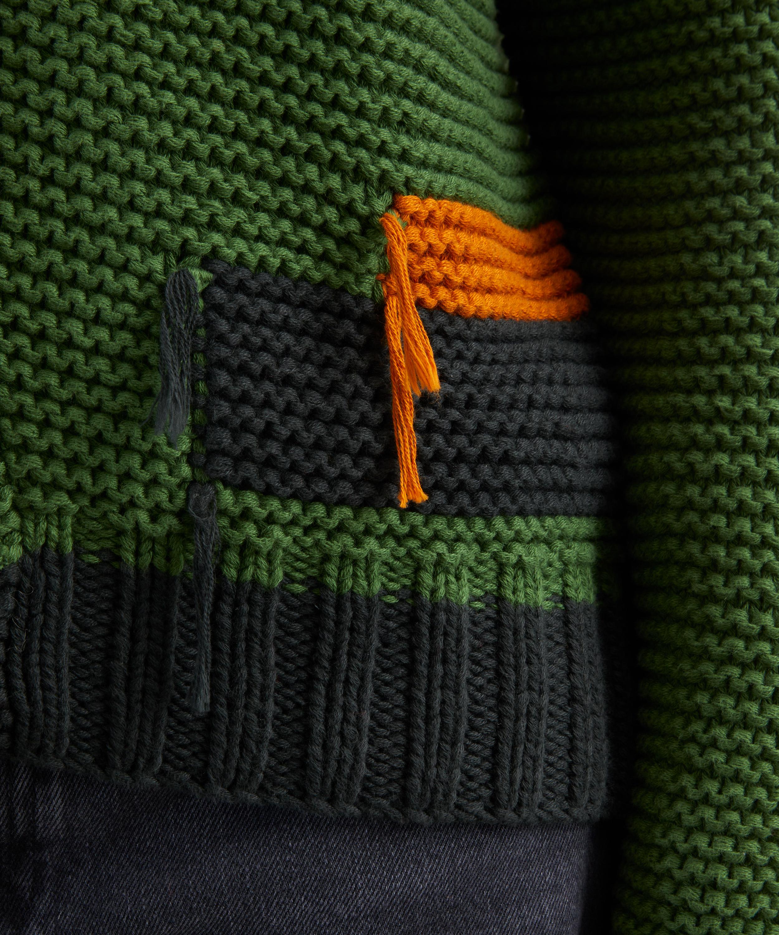 YMC - Atomic Green Cotton Cardigan image number 4