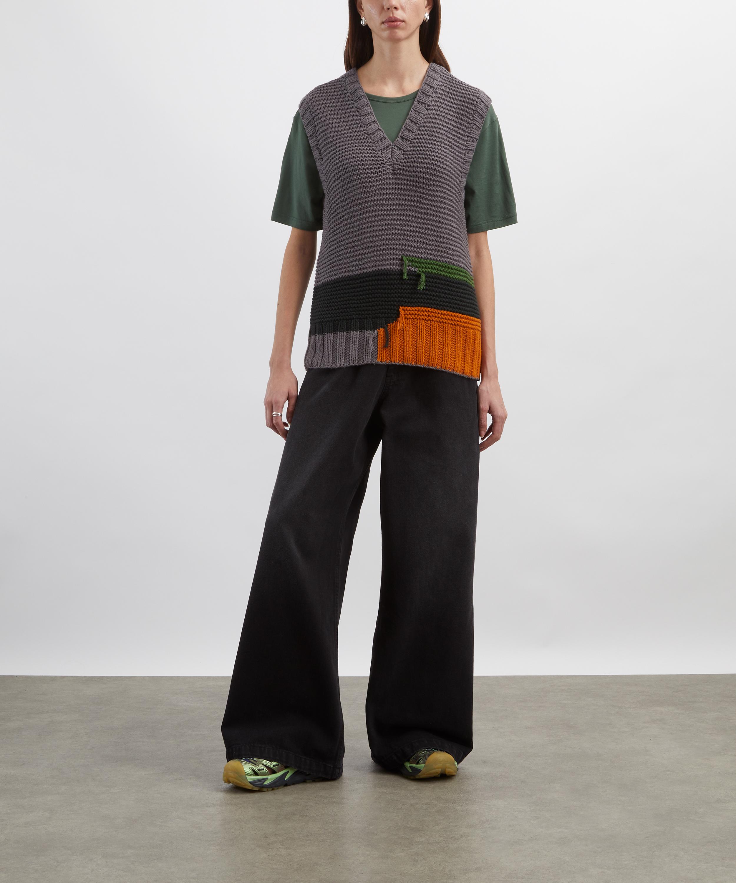 YMC - Heidi Grey Cotton-Knit Vest image number 1