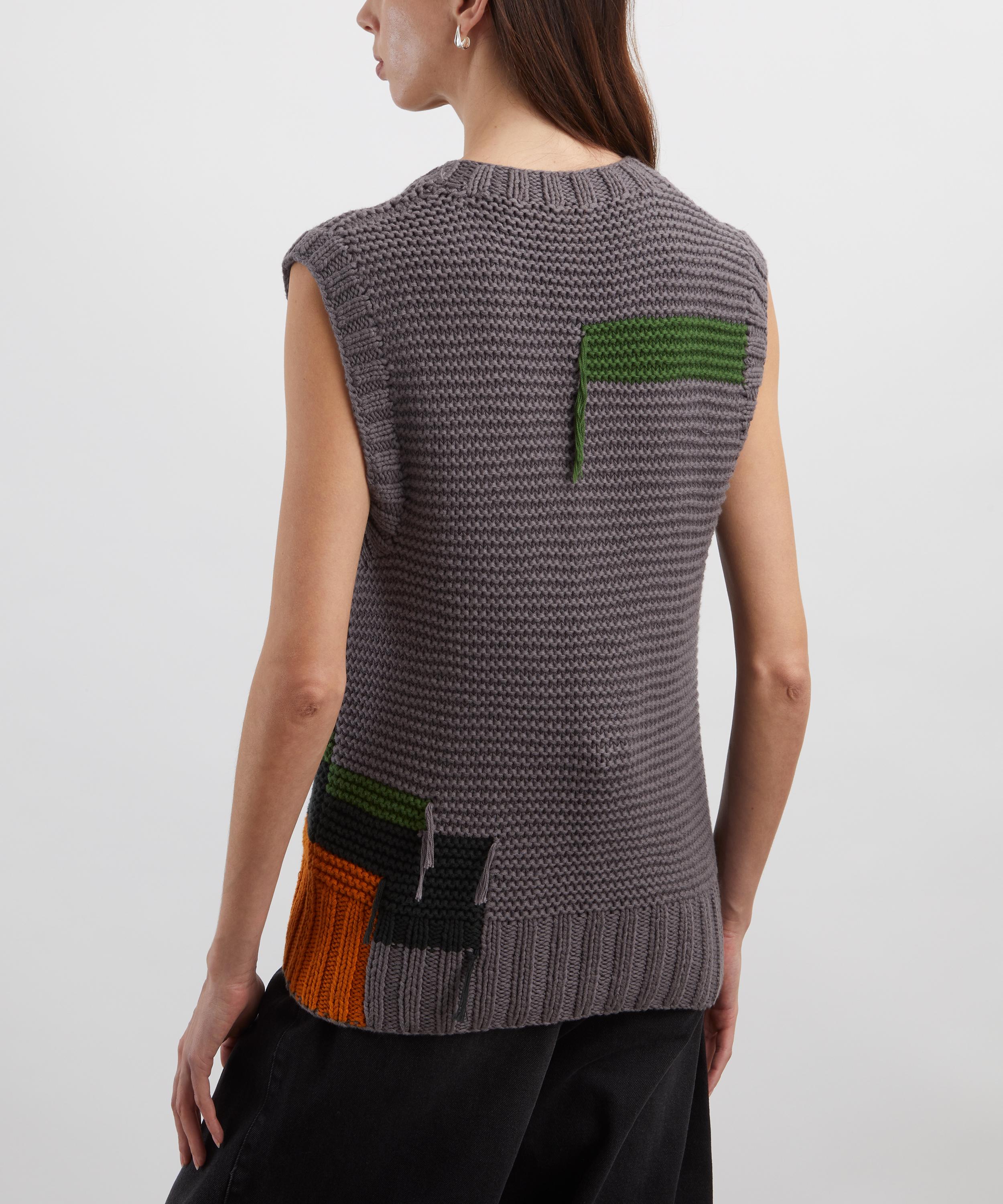 YMC - Heidi Grey Cotton-Knit Vest image number 3