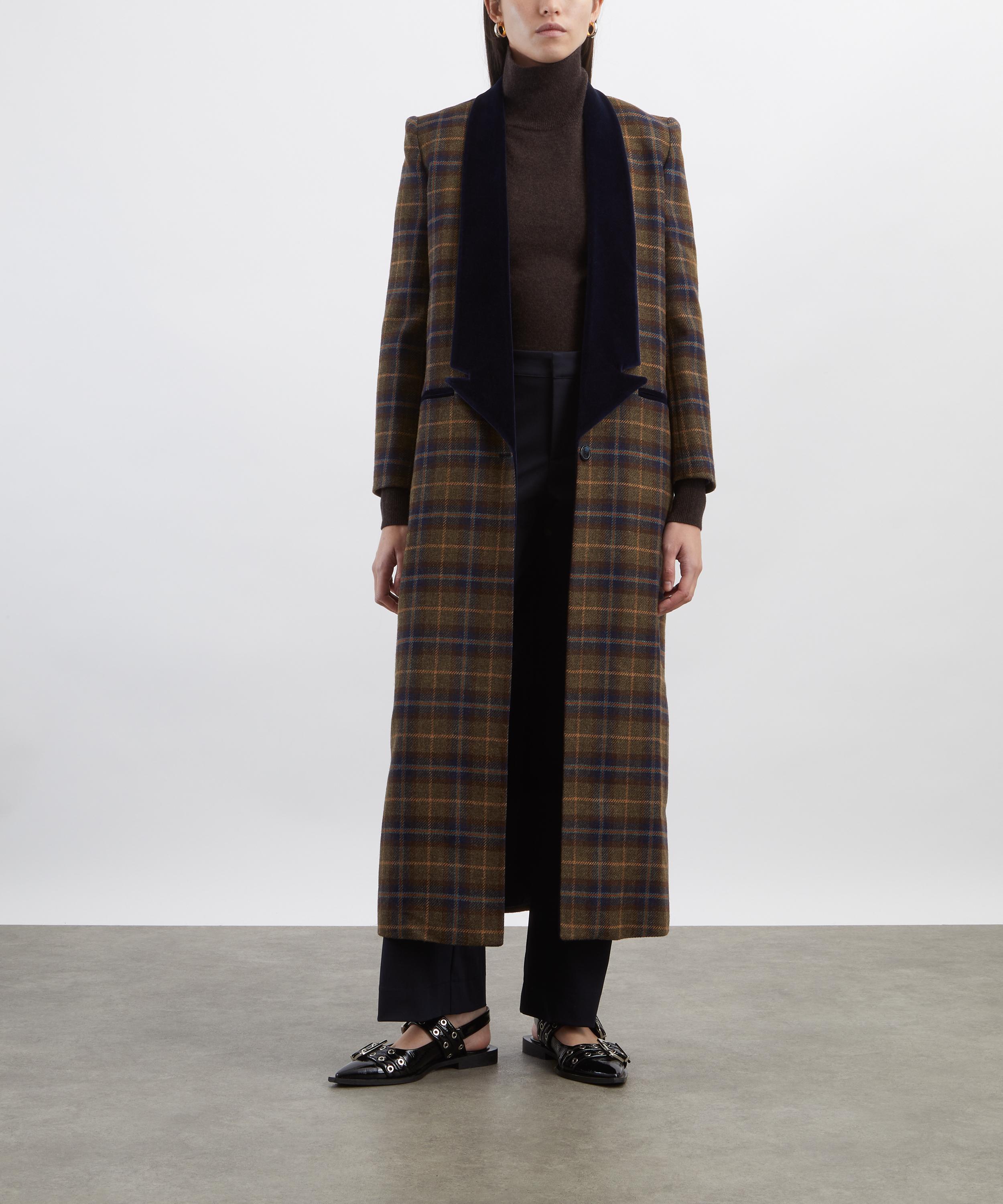 BYAN - Gaspar Check Wool Coat image number 1