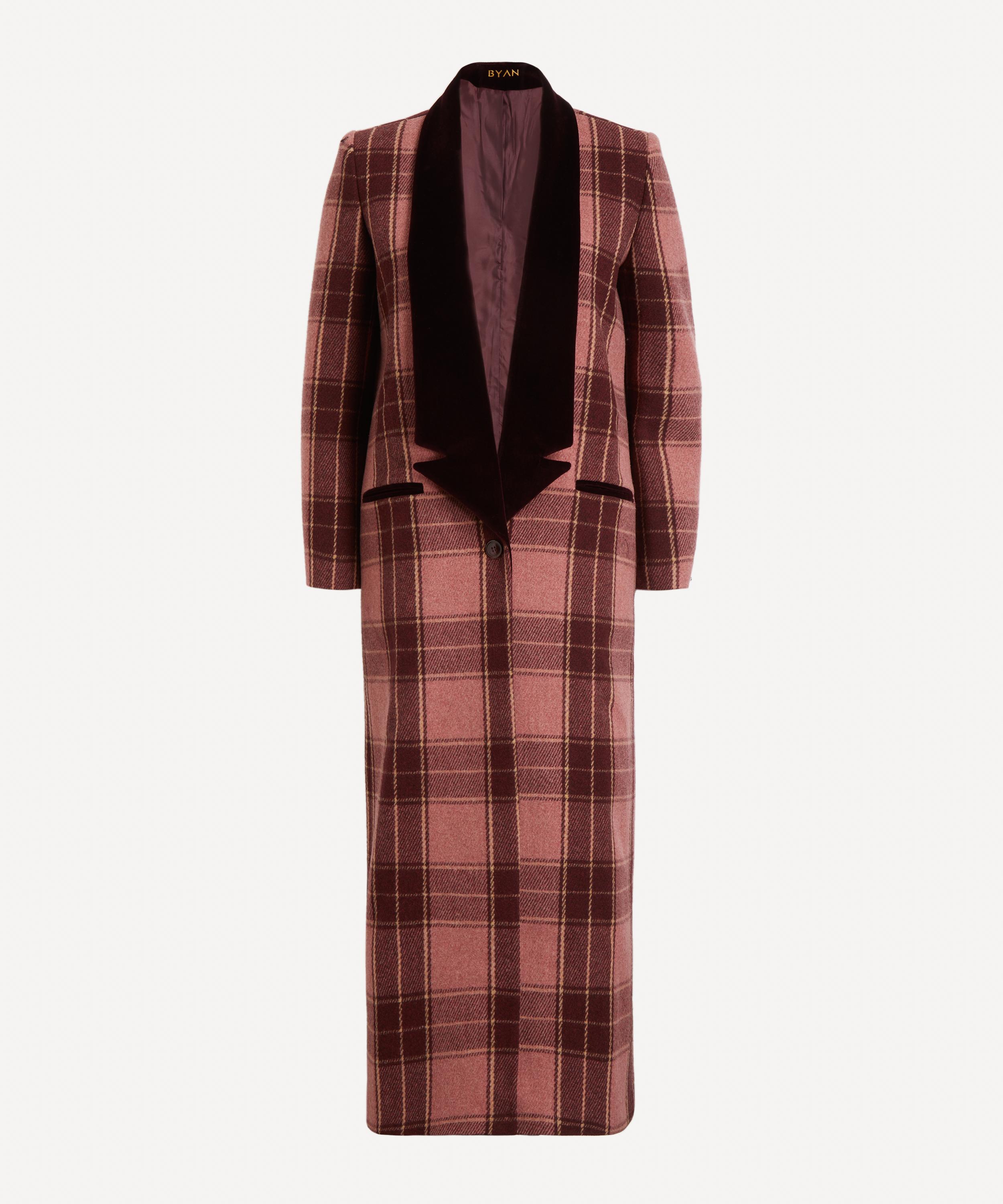 BYAN - Bennet Check Wool Coat