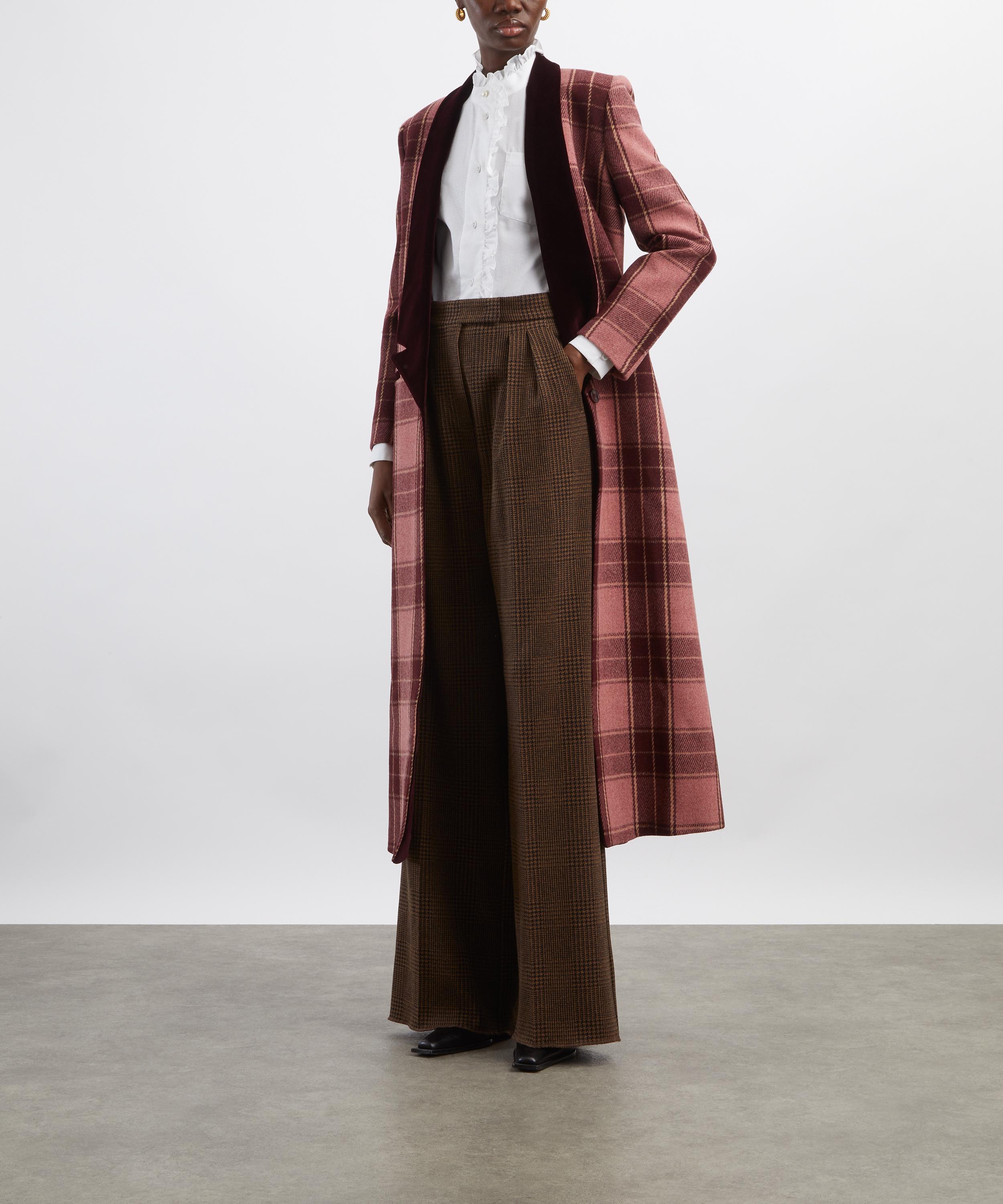 BYAN - Bennet Check Wool Coat image number 1