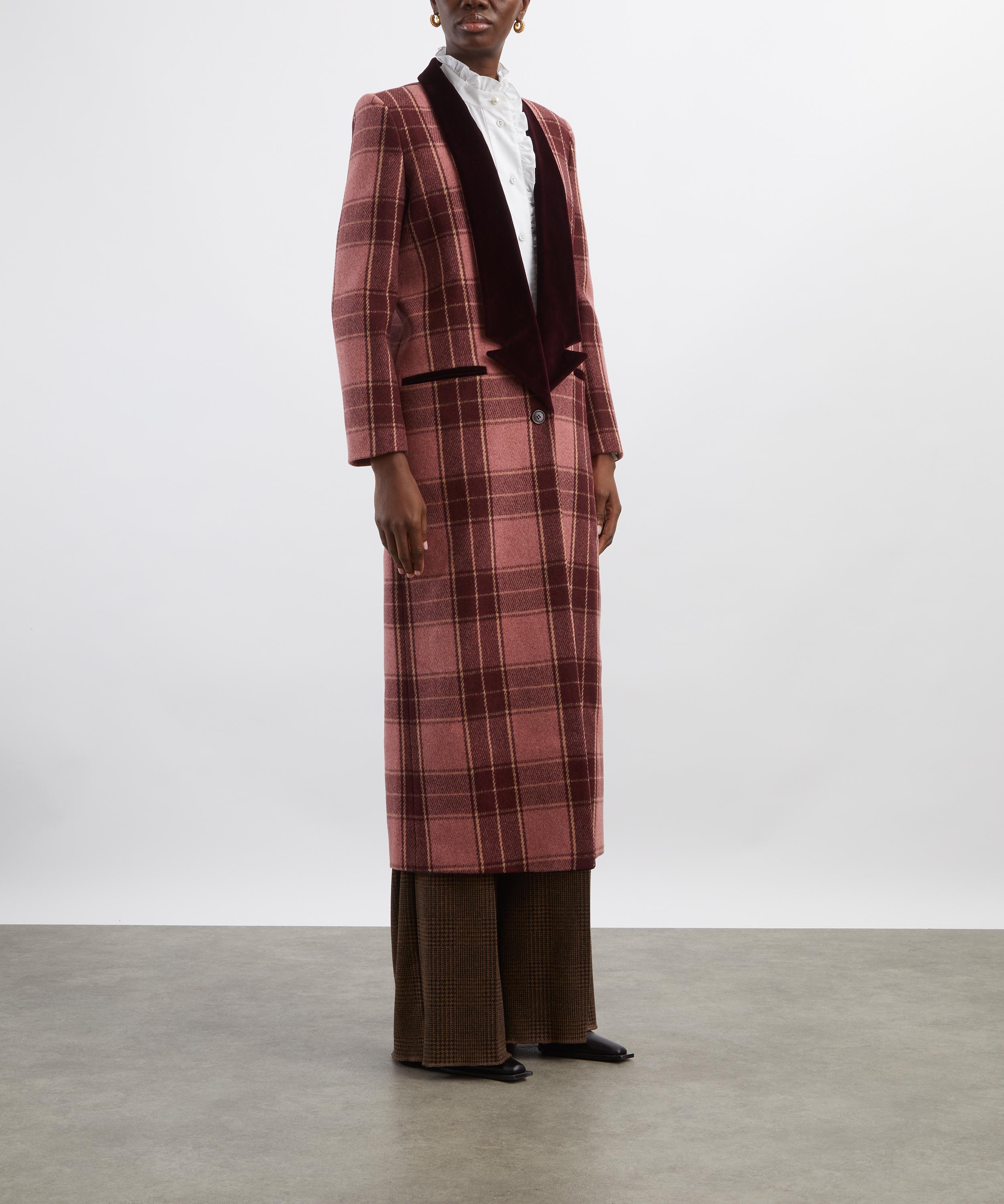 BYAN - Bennet Check Wool Coat image number 2
