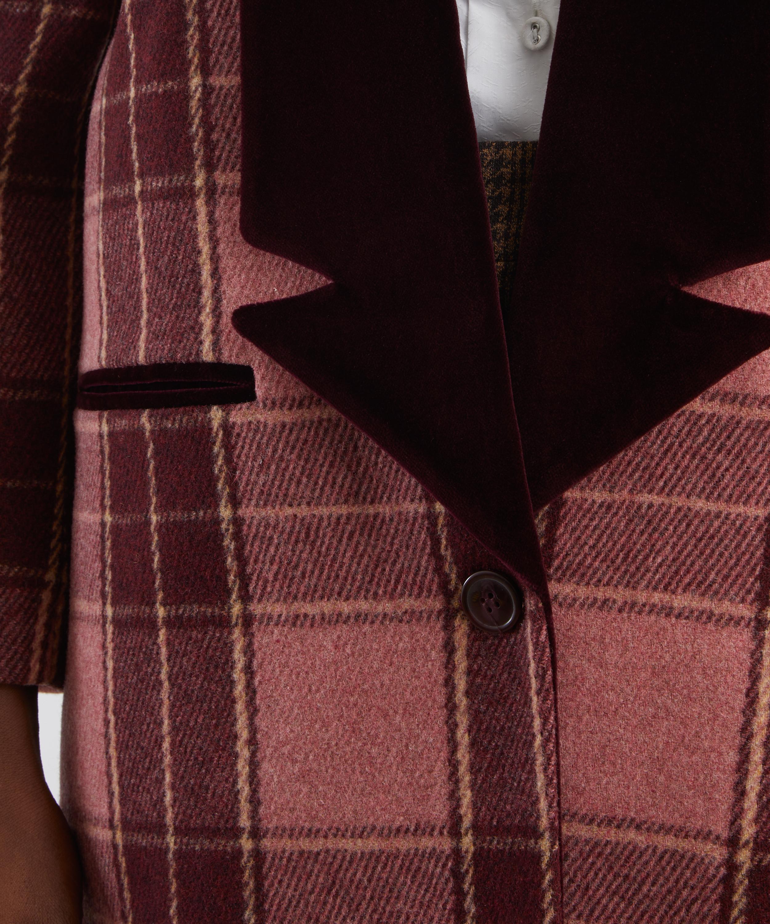 BYAN - Bennet Check Wool Coat image number 4