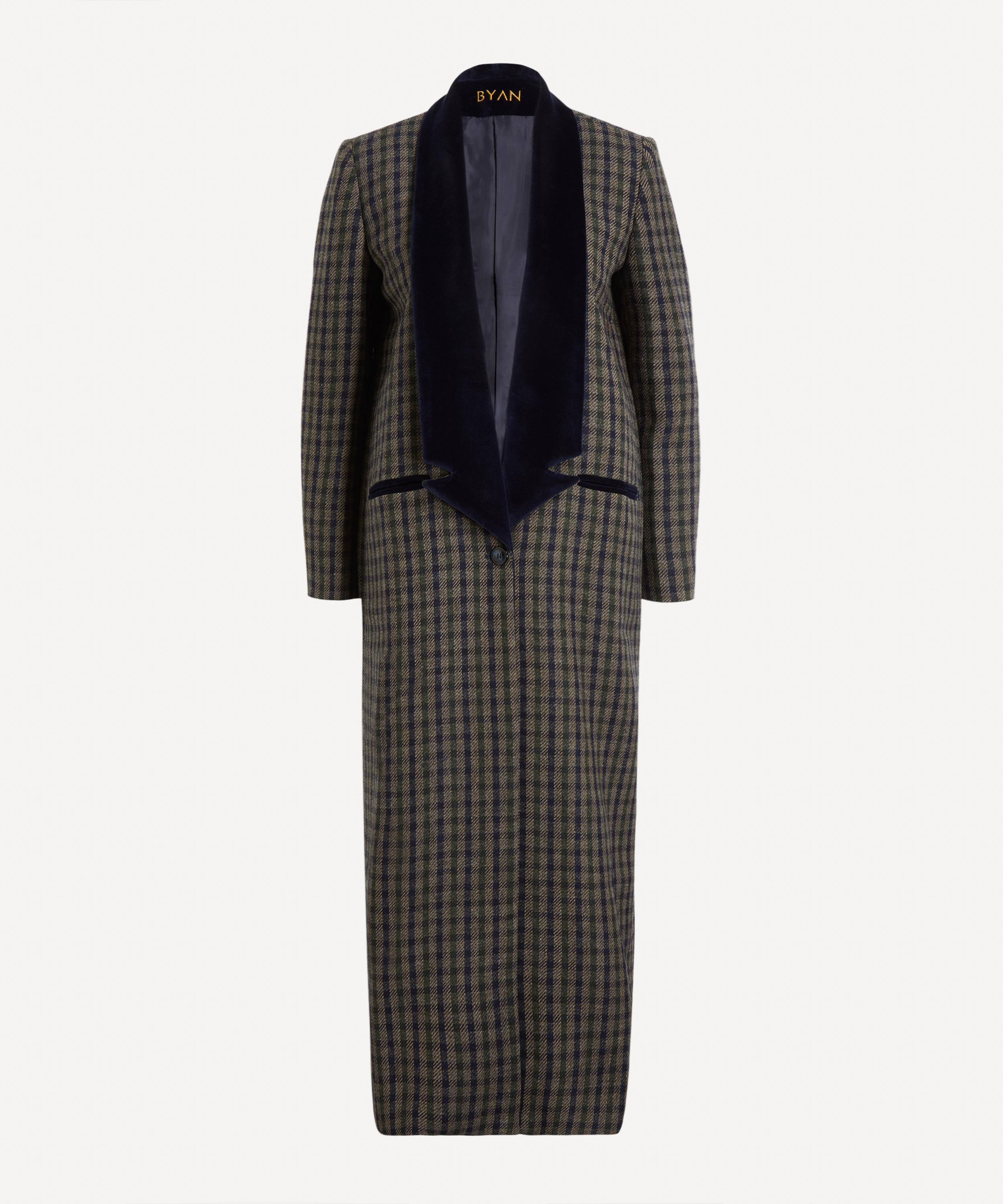 BYAN - Alan Check Wool Coat