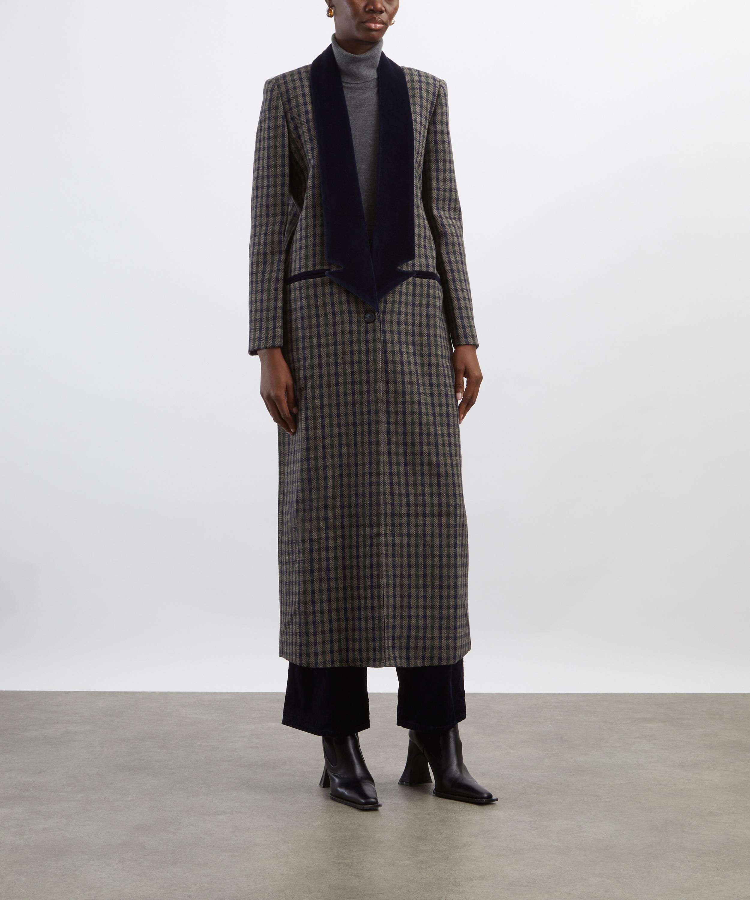 BYAN - Alan Check Wool Coat image number 2
