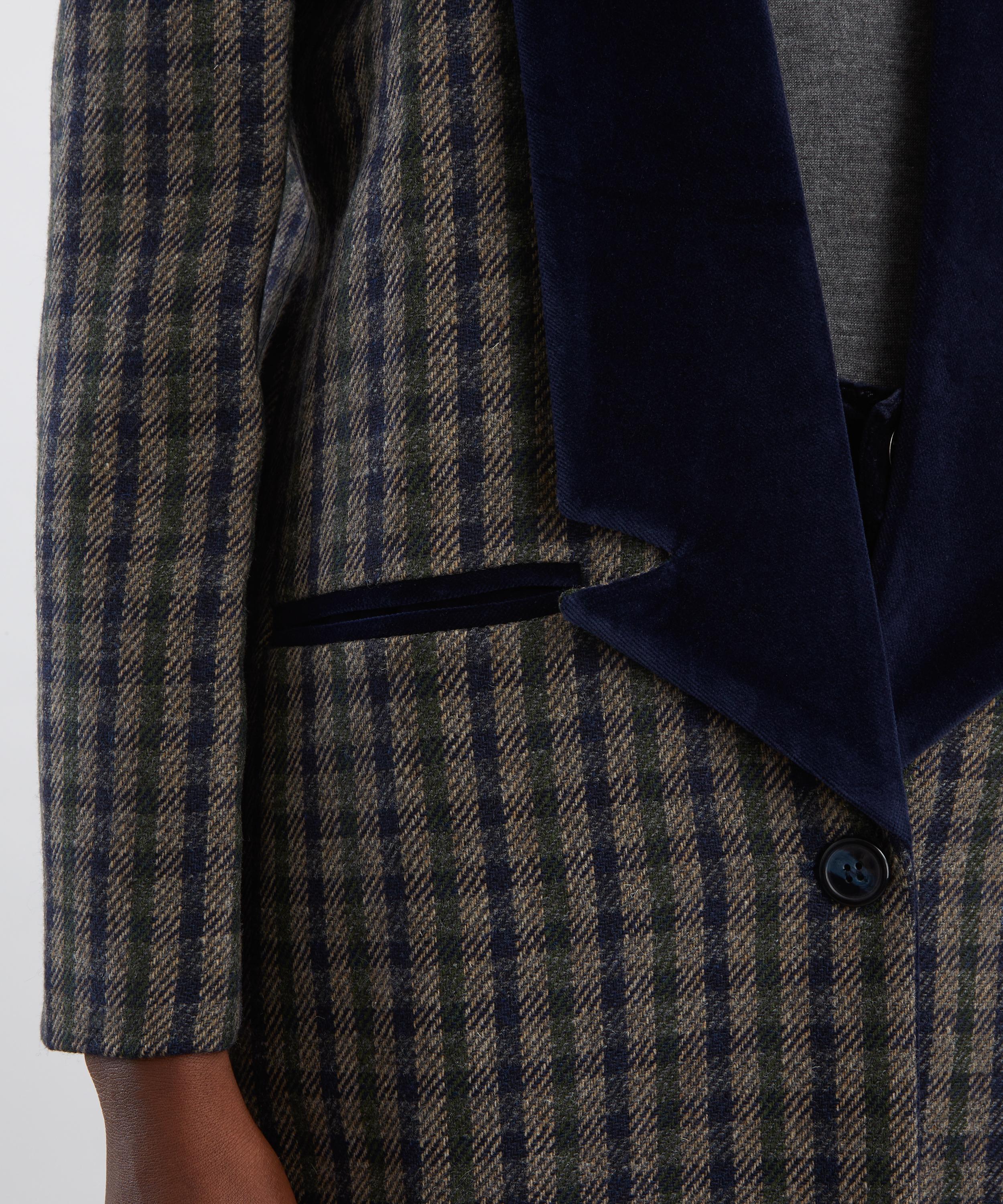 BYAN - Alan Check Wool Coat image number 4