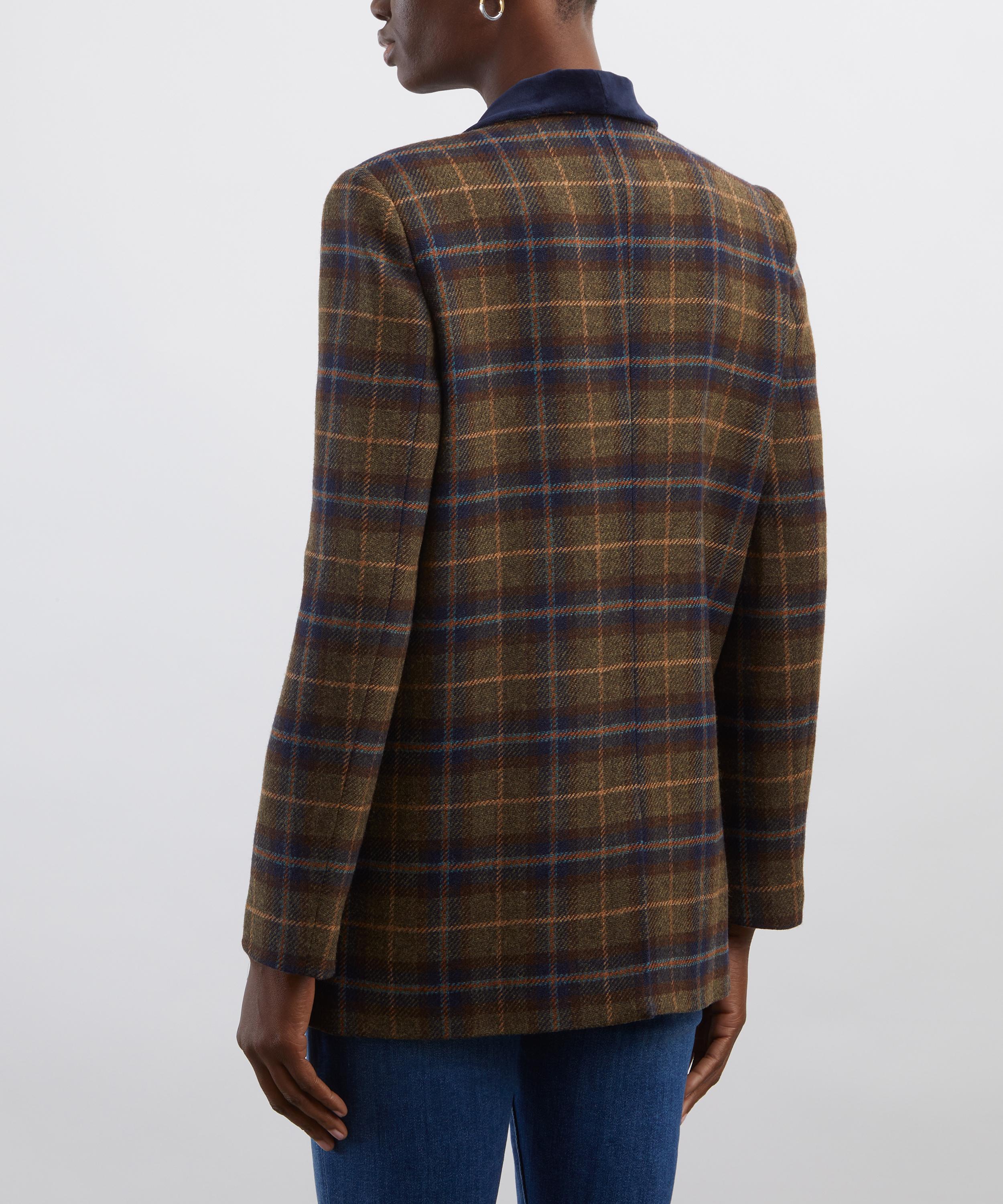 BYAN - Gaspar Check Wool Blazer image number 3