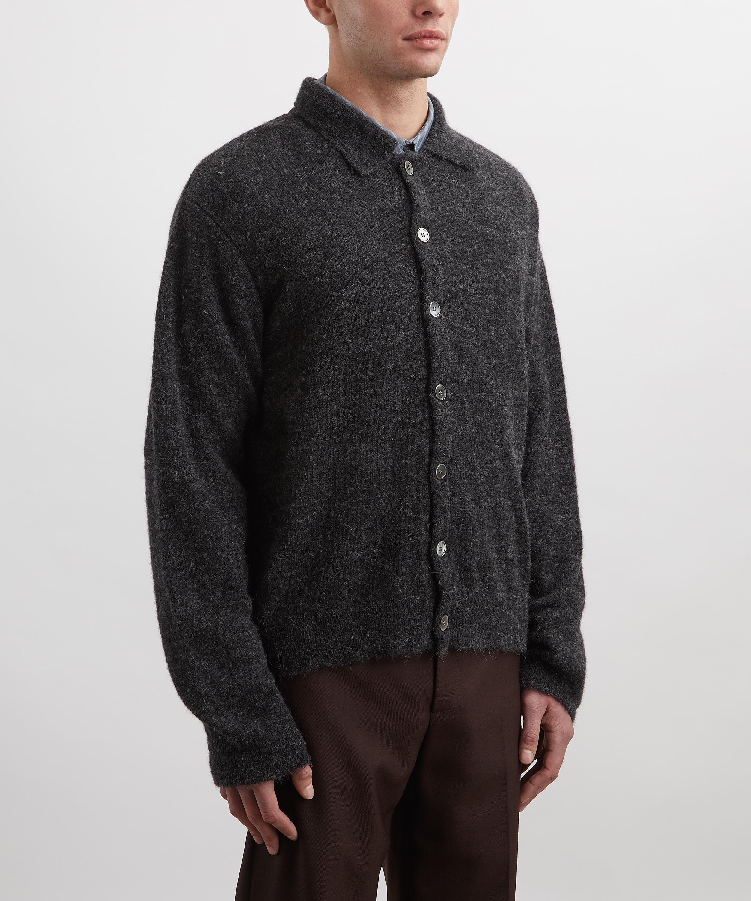 Our Legacy - Evening Alpaca-Blend Polo Cardigan image number 2
