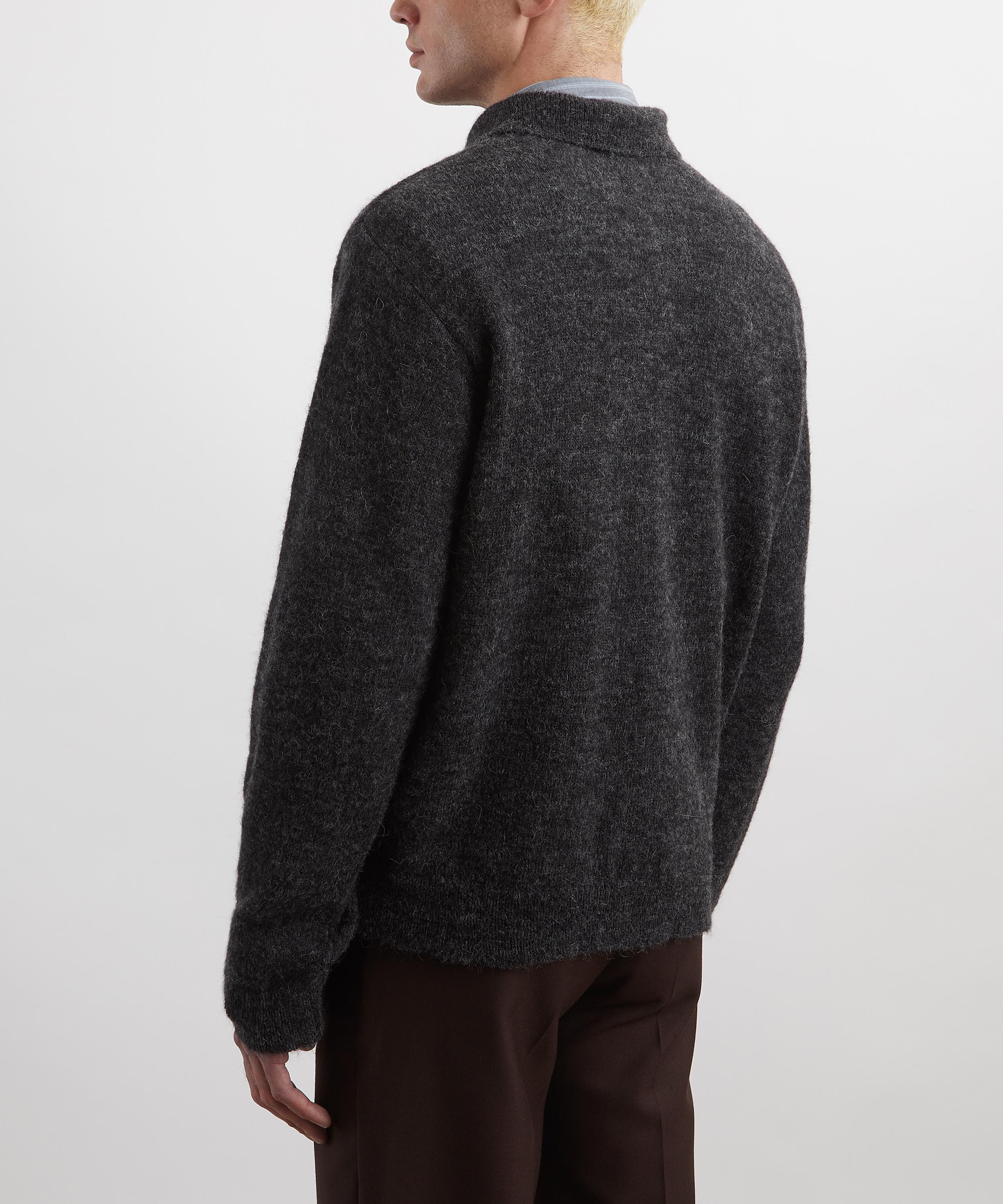 Our Legacy - Evening Alpaca-Blend Polo Cardigan image number 3
